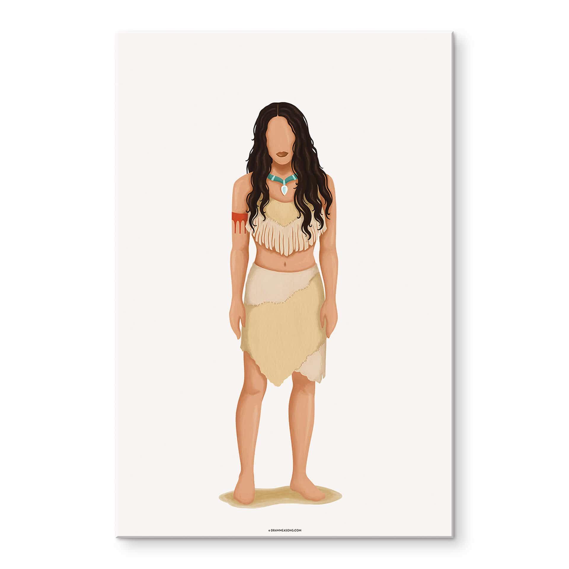 Akrylbillede Tohmé - Pocahontas