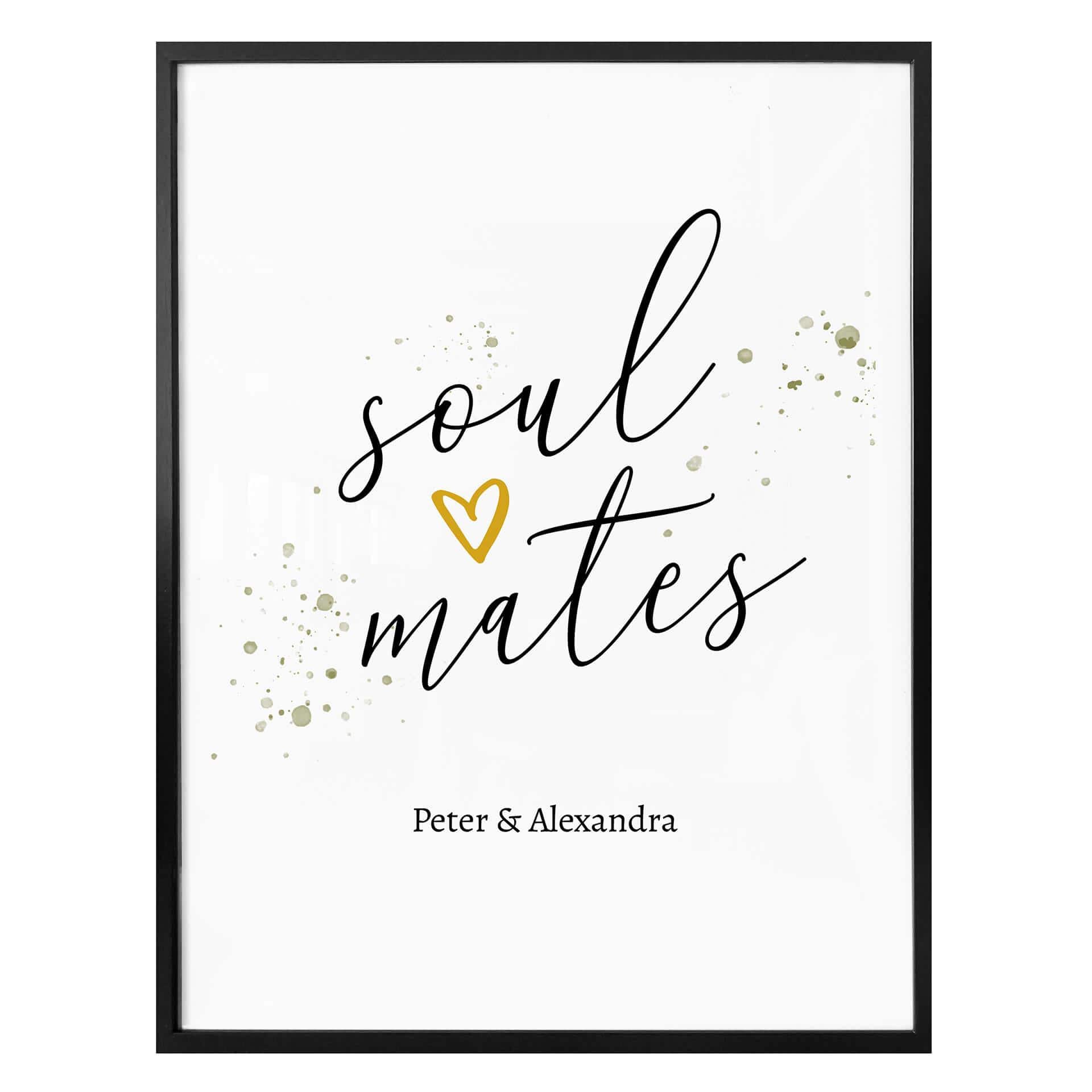 Poster à personnaliser Soulmates