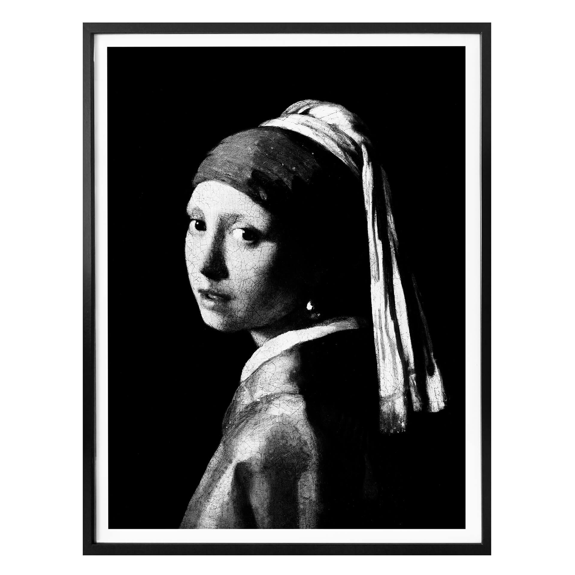 Póster Vermeer - La joven de la perla