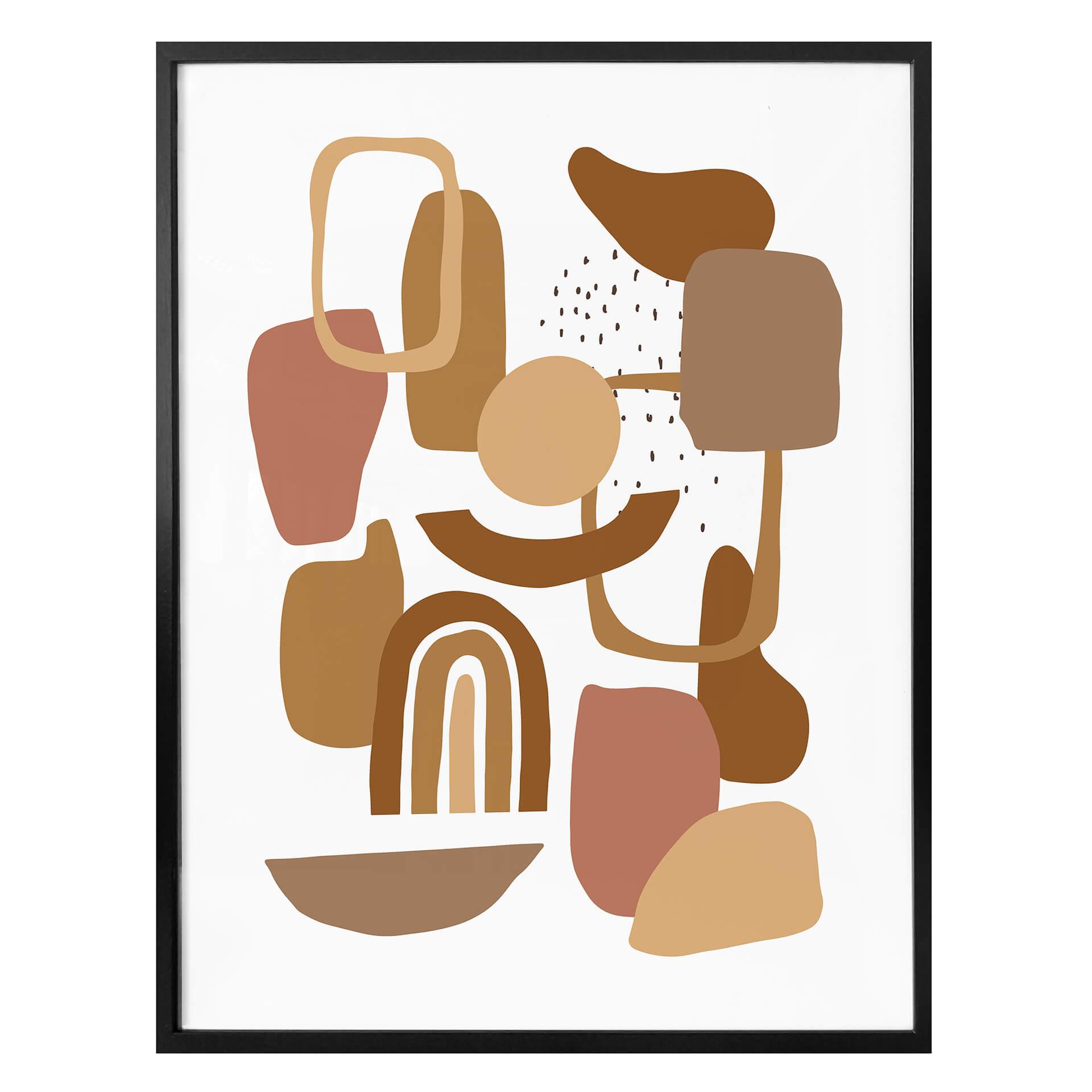 Póster Abstracción en la diversidad