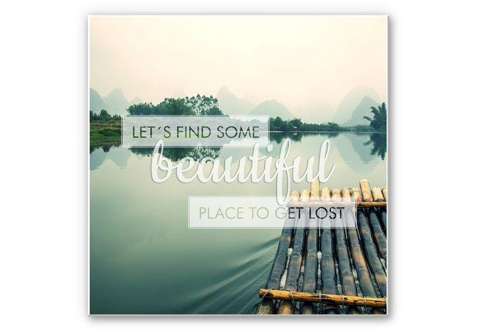 Tableau Forex - Let`s find some beautiful Place - carré