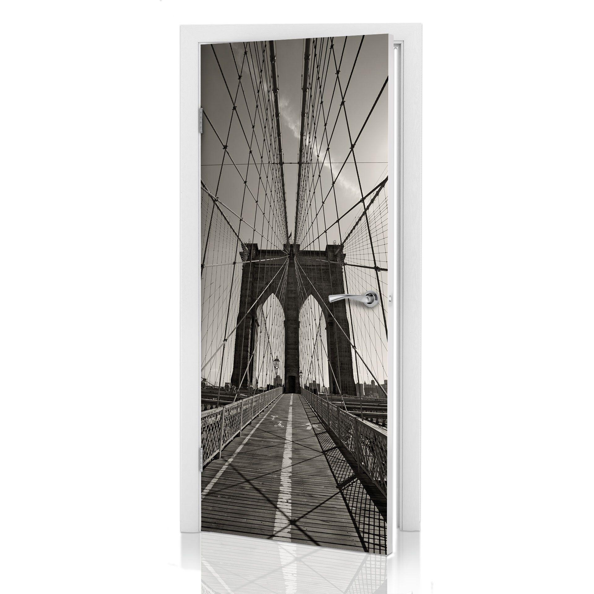 Türdesign Brooklyn Bridge Perspektive 91x200 cm