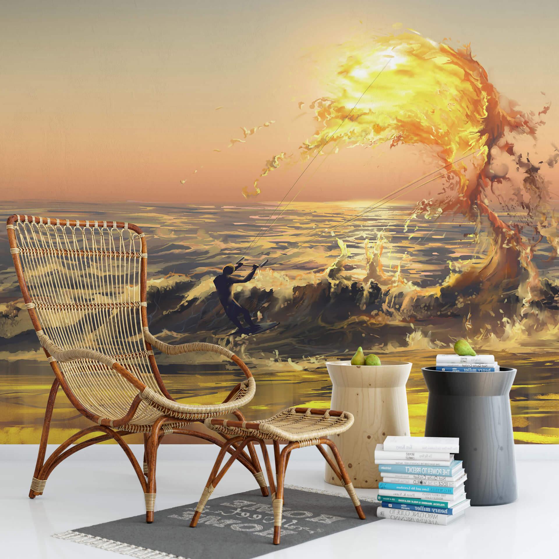 Fototapet - Fire Surfer
