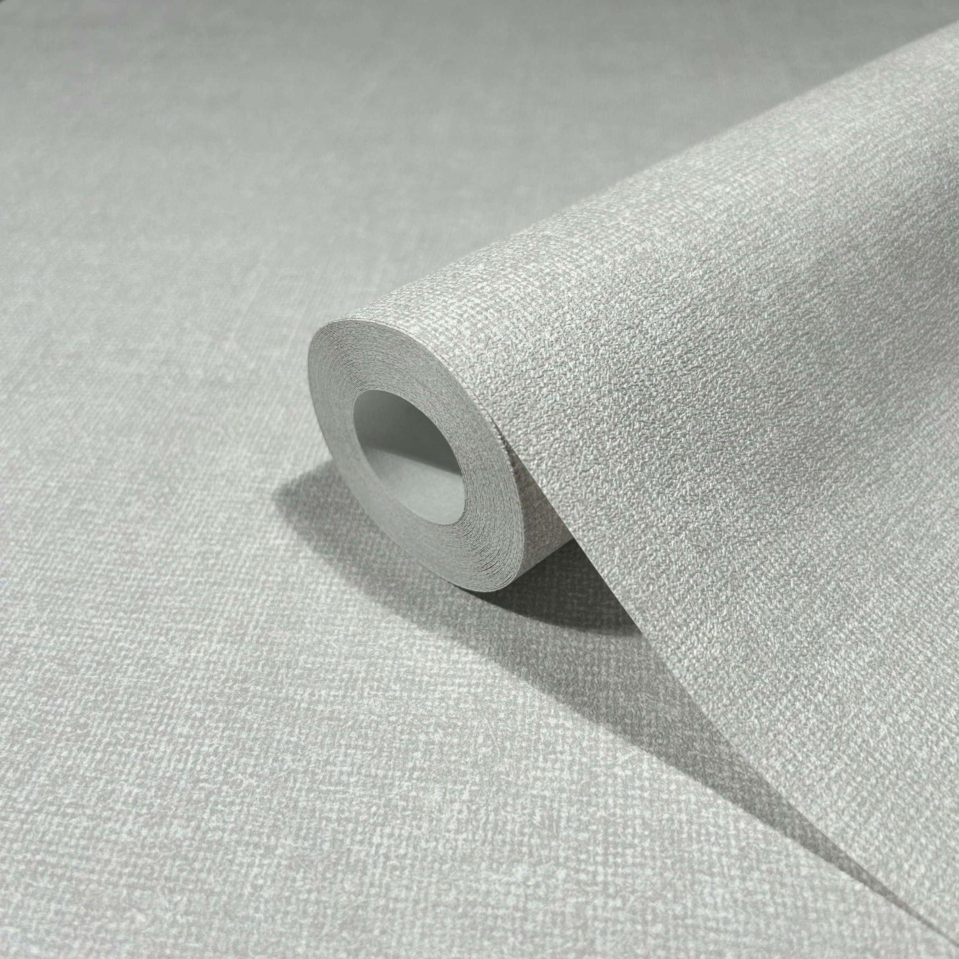 Non-woven tapet i moderne tekstureret ensfarvet grå uni