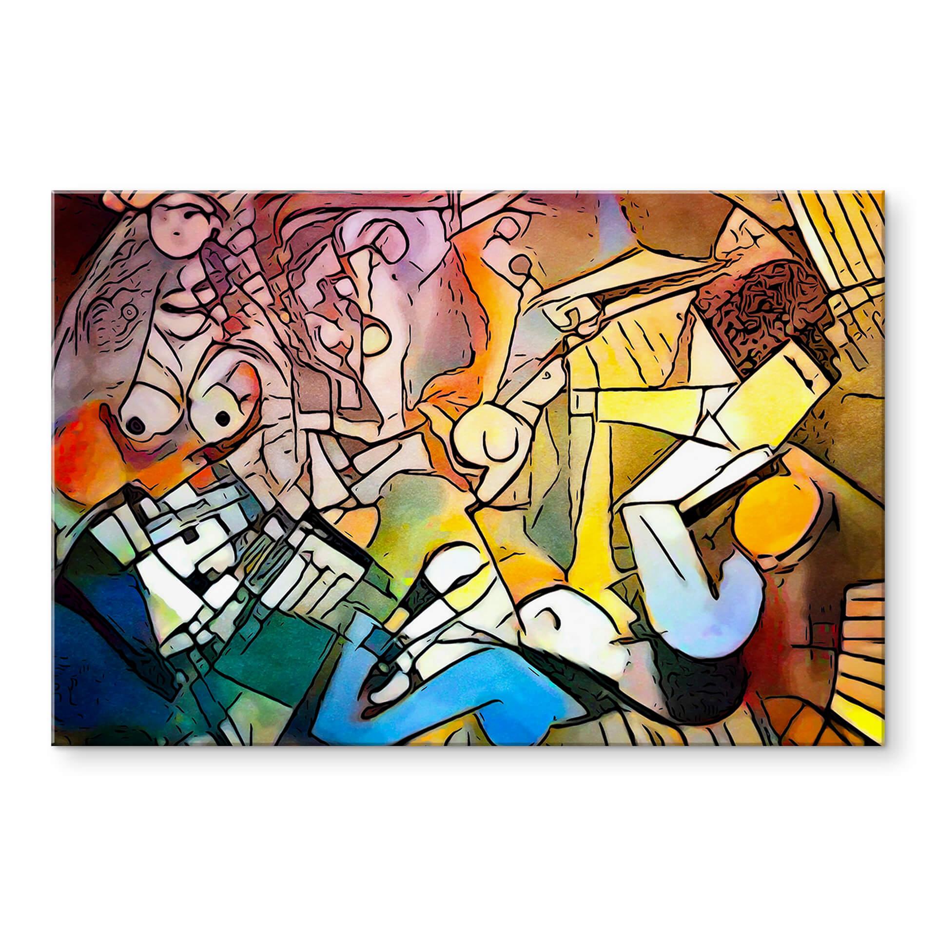 Akrylbillede Zamart - Hyldest til Picasso - Kvinderne