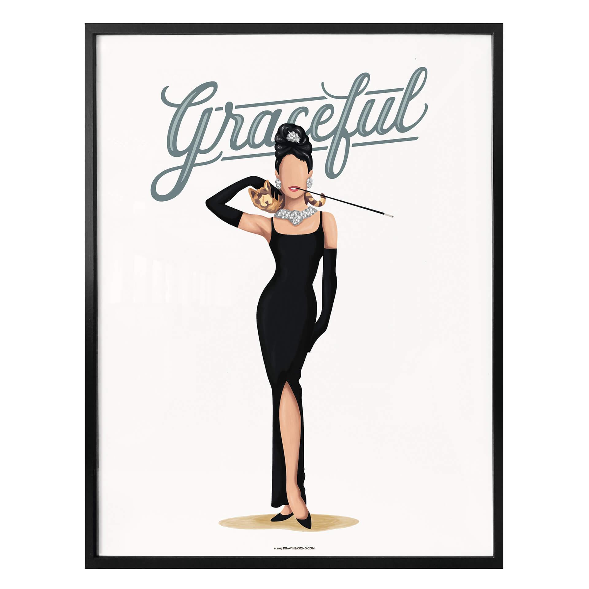 Póster Tohmé - Audrey