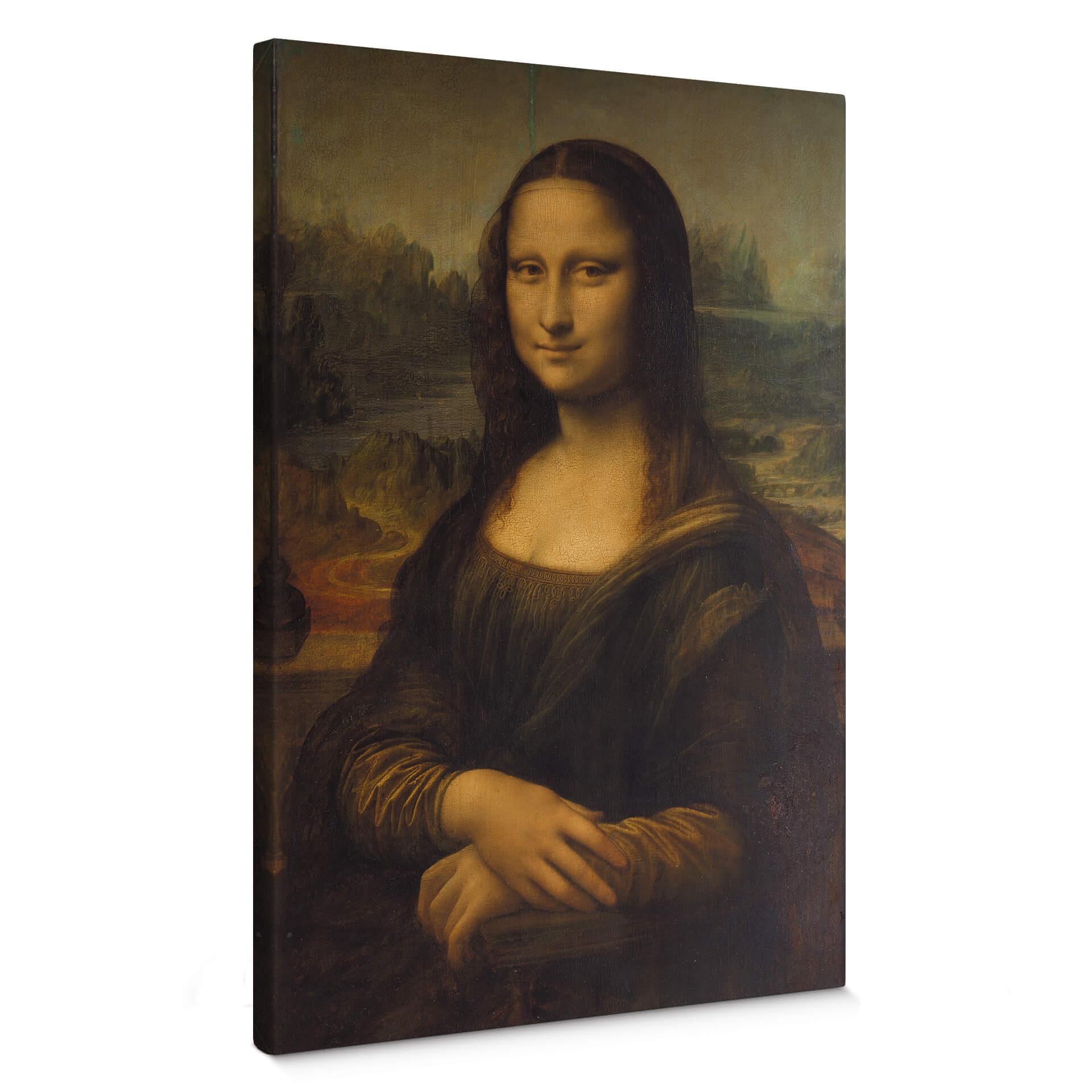 da Vinci - Mona Lisa - Lærredsprint