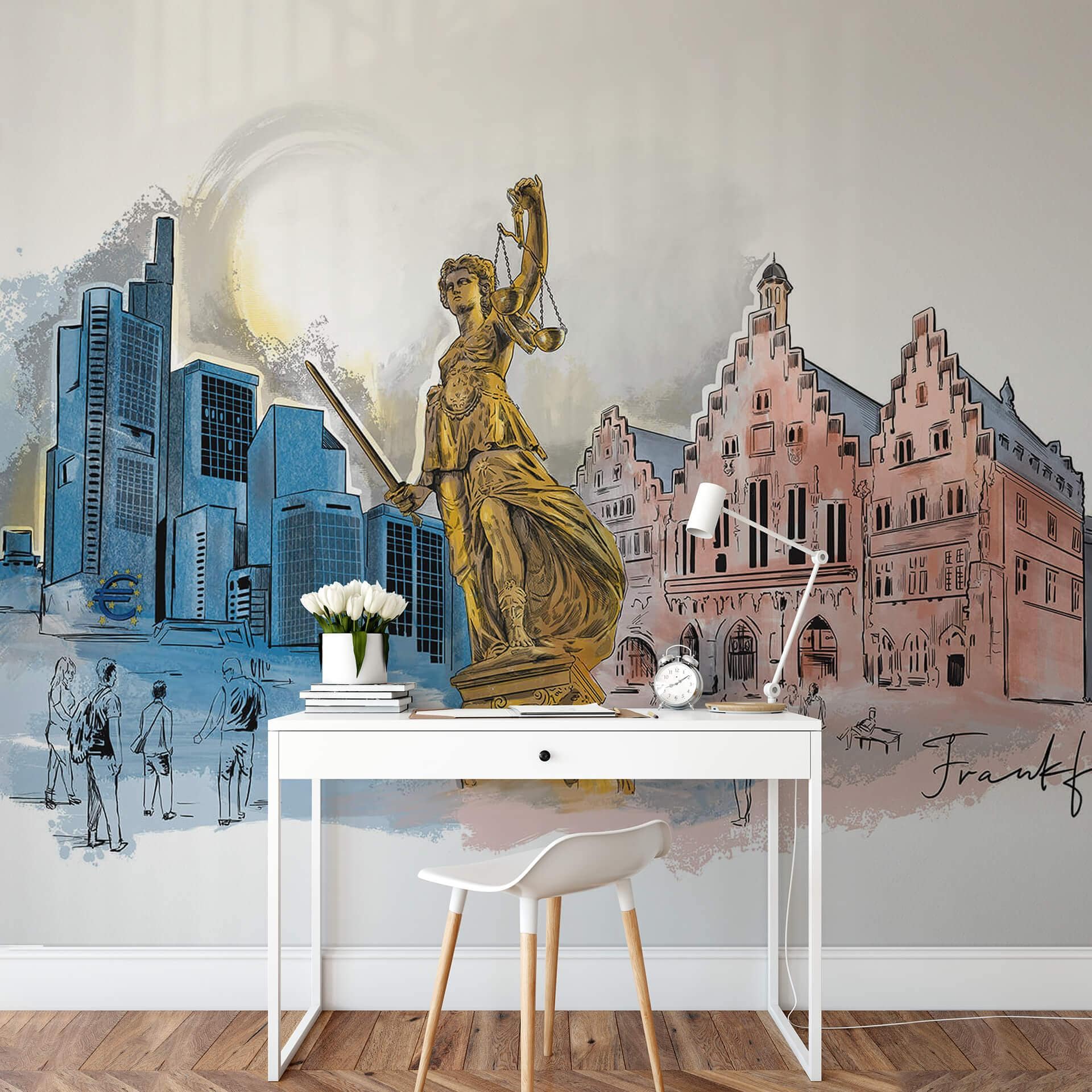 Fotomural Frankfurt - Love your City