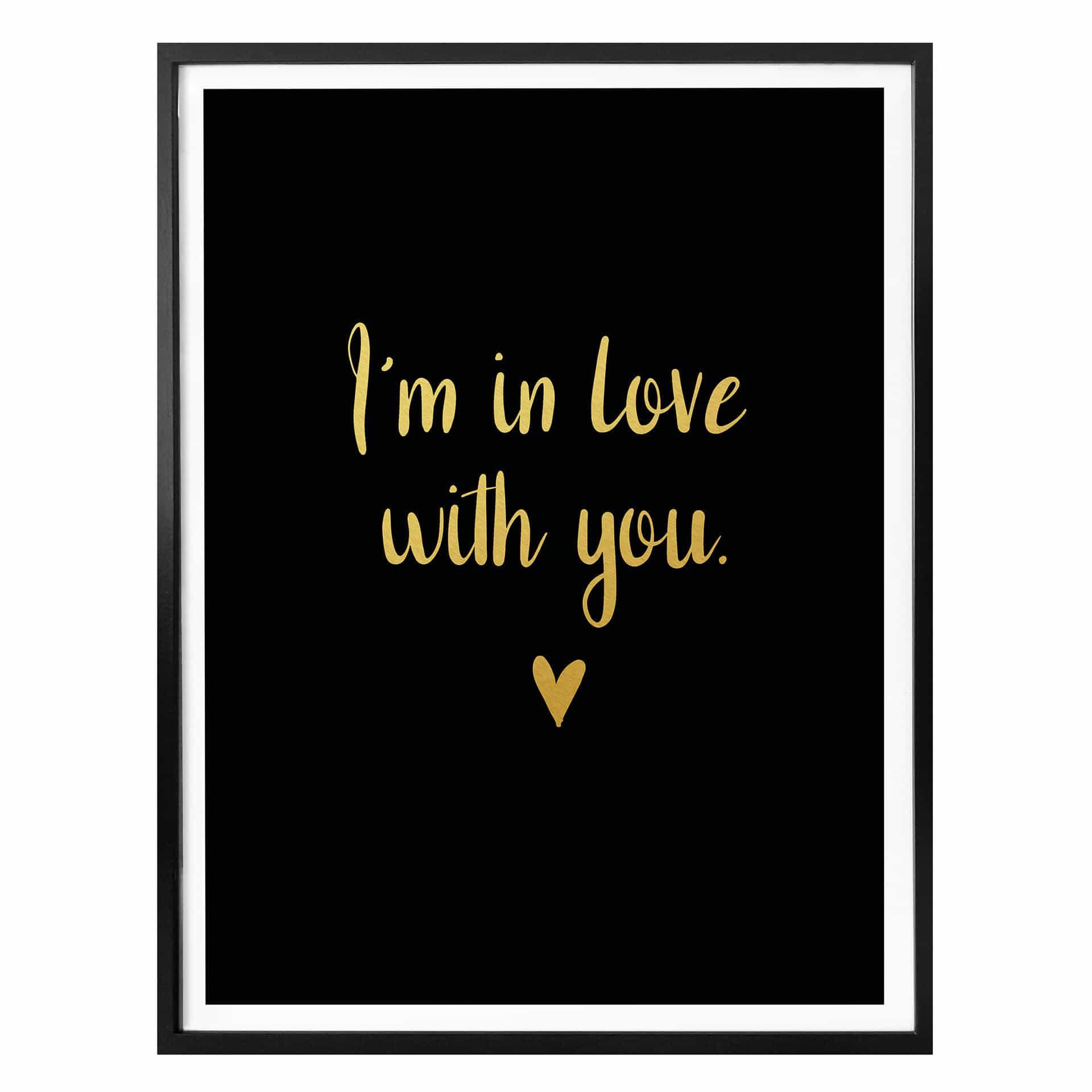 Póster - Estoy enamorado de ti