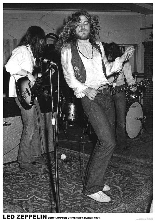 Plakat Led Zeppelin - Southampton Uni, Plakat (59,4 x 84,1 cm)