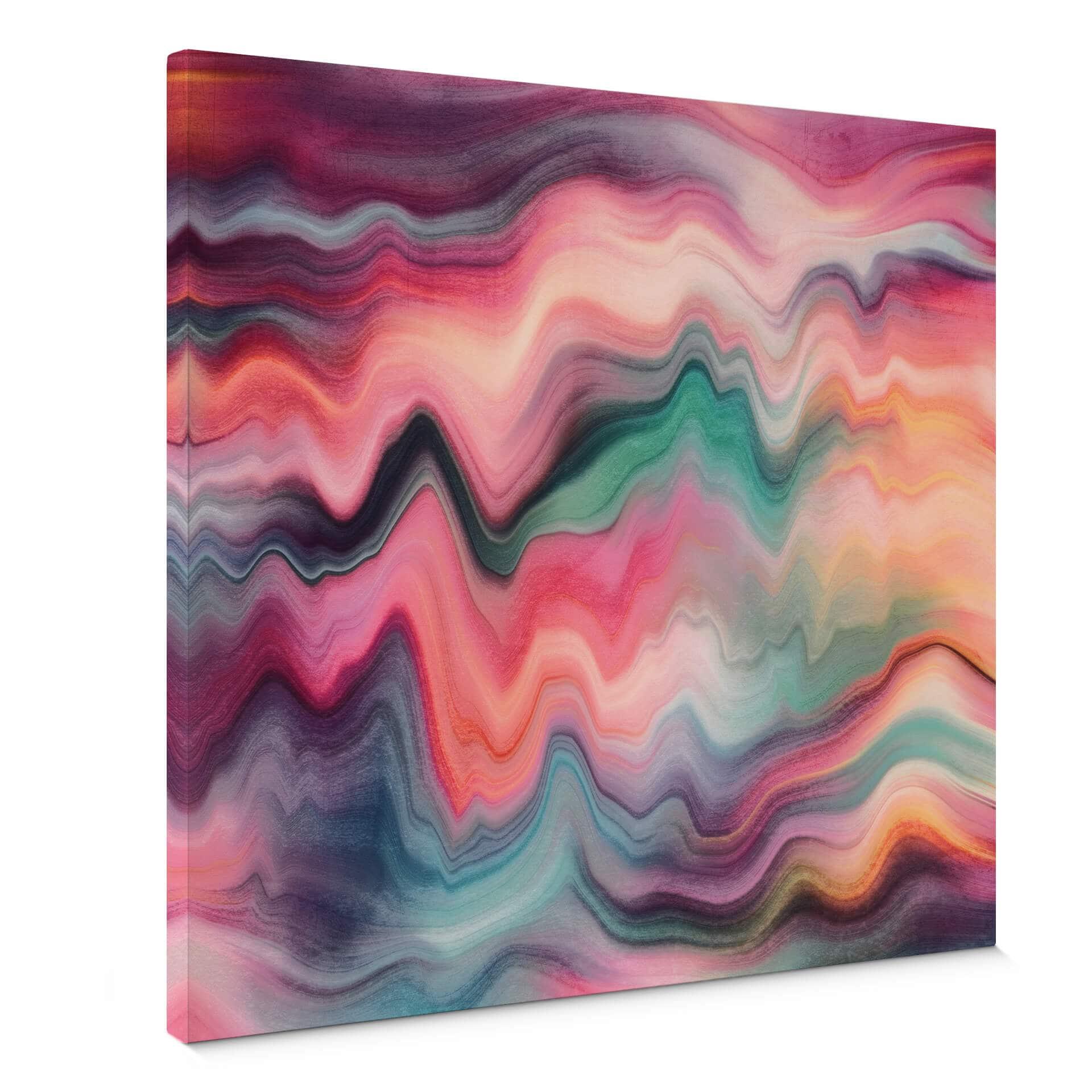 Canvasbillede - Frederiksson - Rainbow Marble
