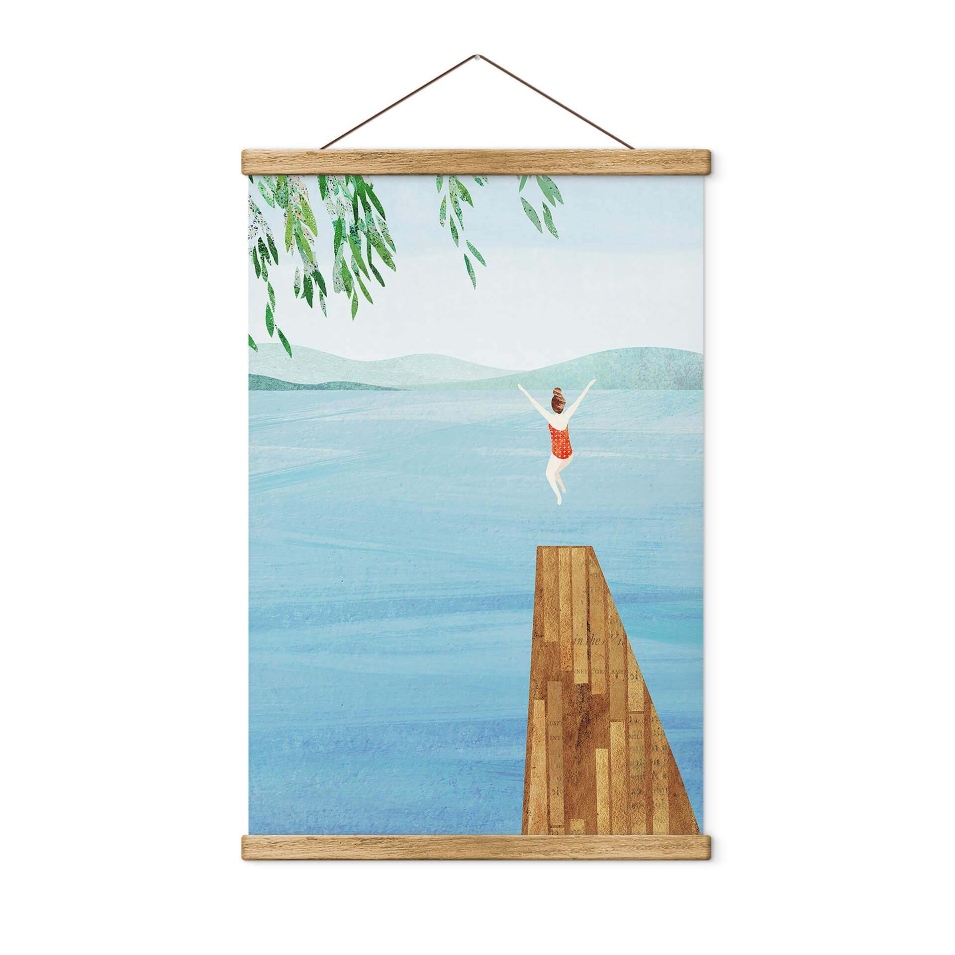 Póster de tela Rivers - Wild Swim
