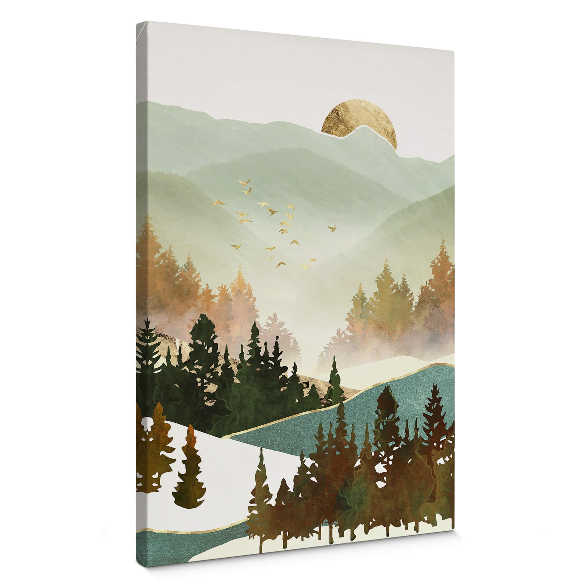 Lienzo SpaceFrog Designs - Mañana de otoño