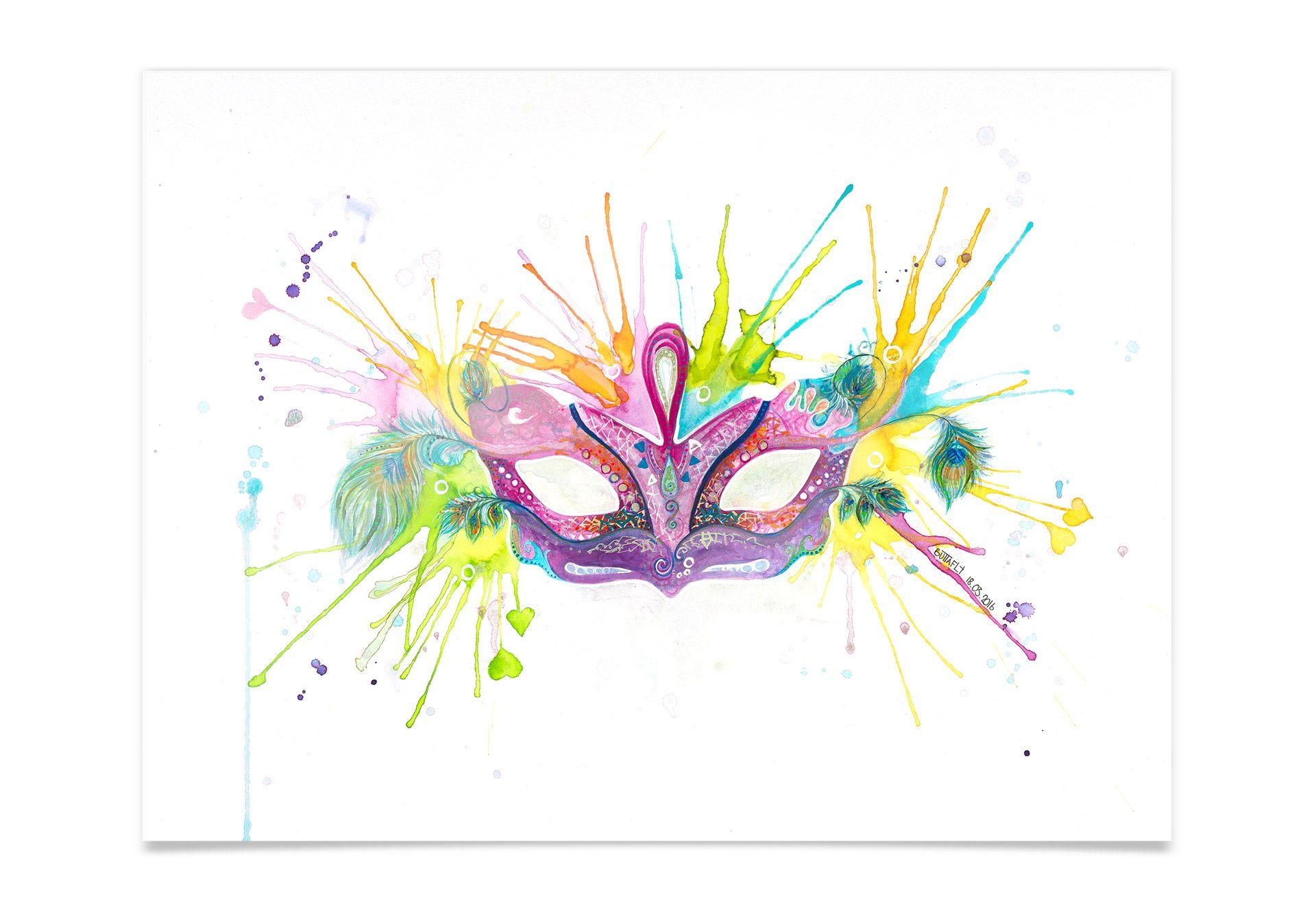 Póster Buttafly - Mardi Gras