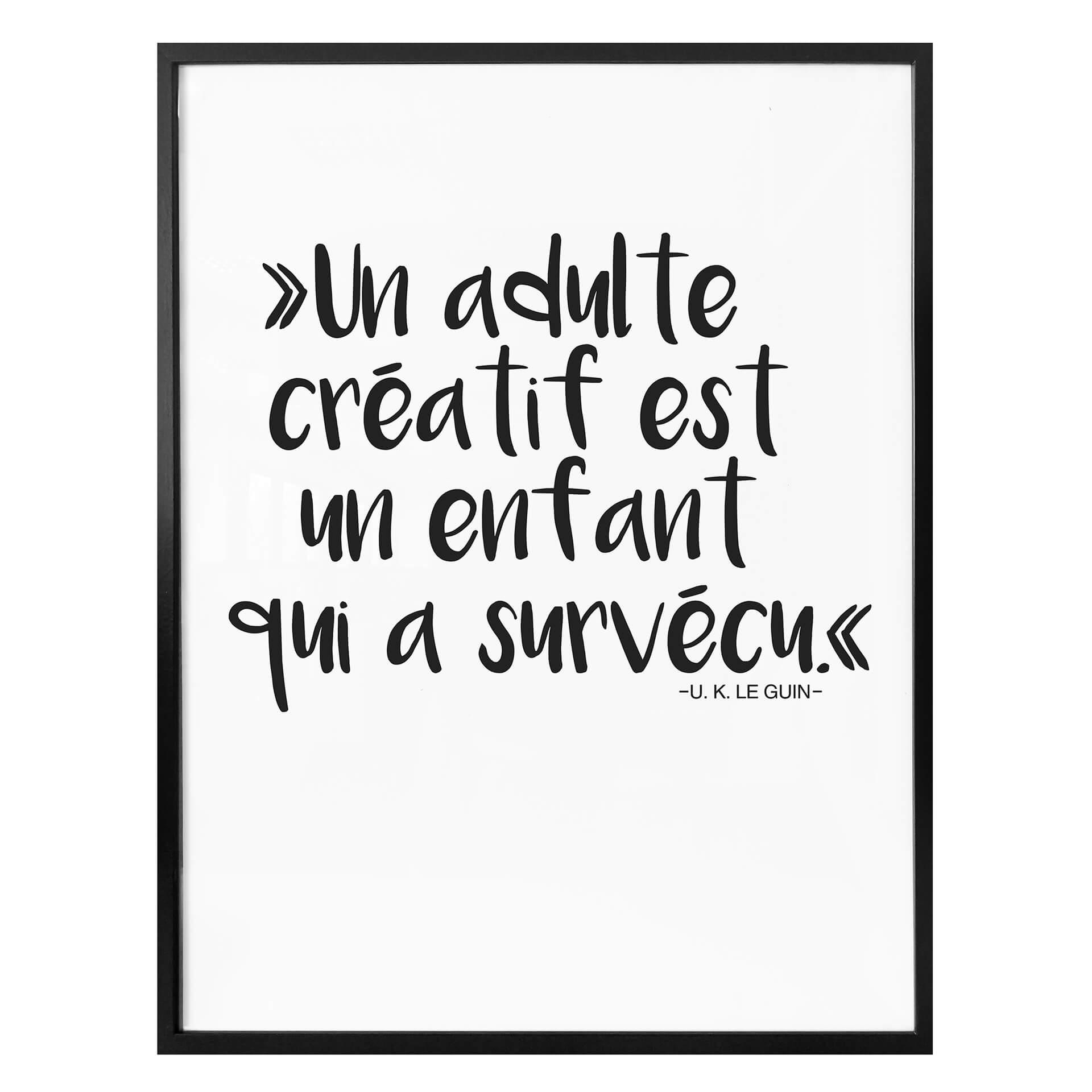 Póster -Un adulto creativo