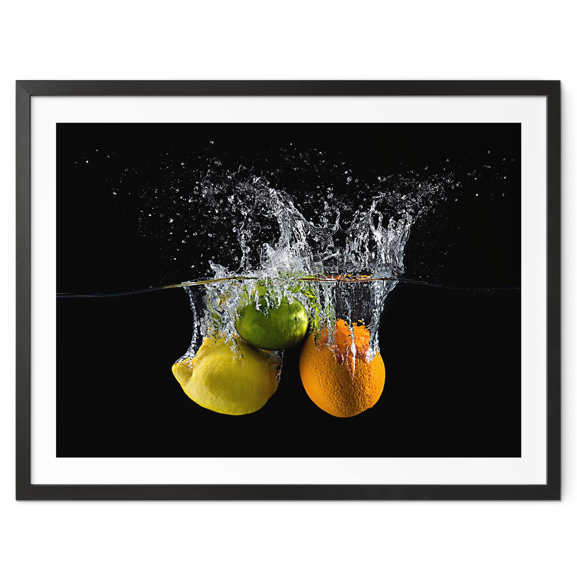 Póster Mogyorosi - Salpicaduras afrutadas de cítricos