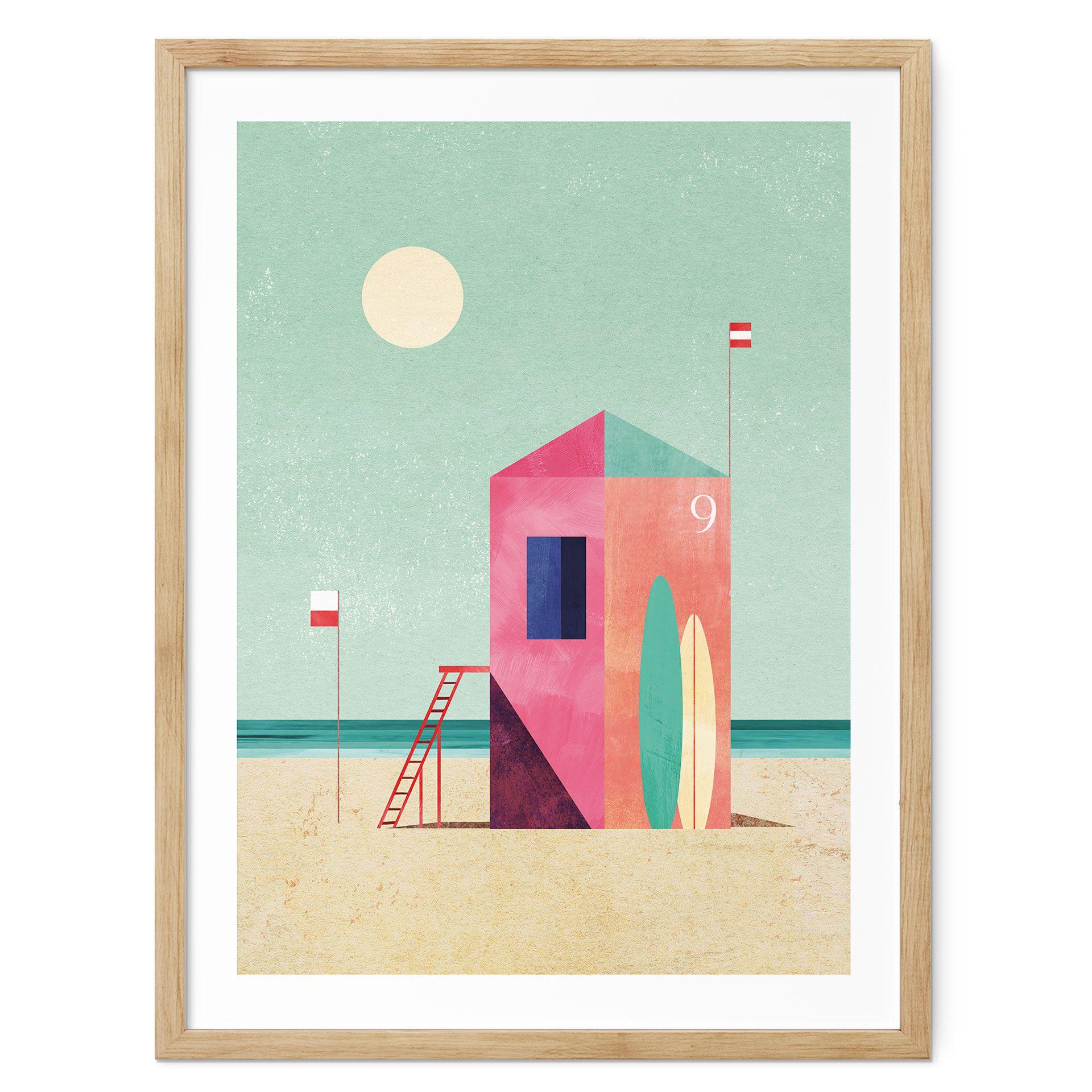 Plakat Livets hus på stranden - Rivers