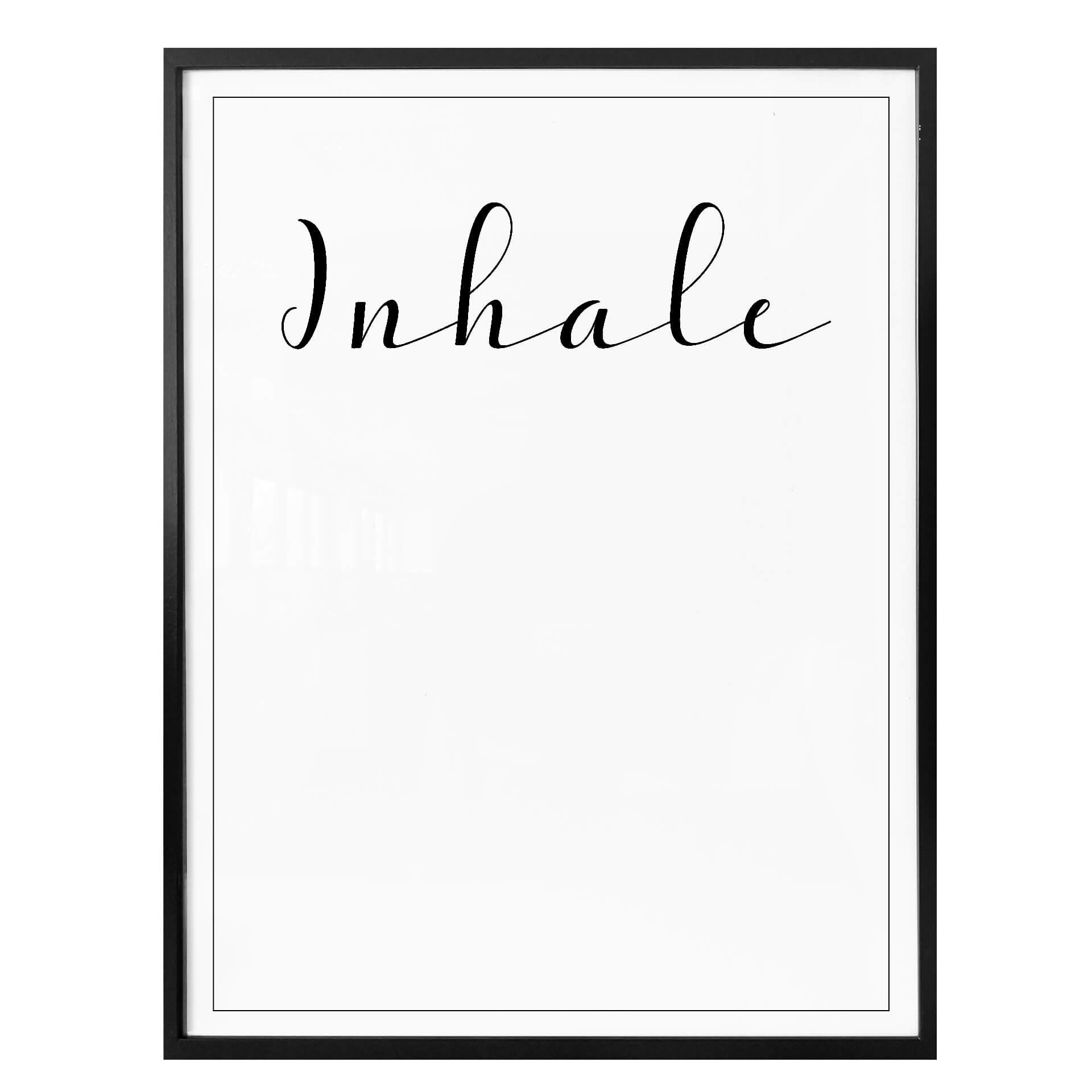 Plakat - Inhale