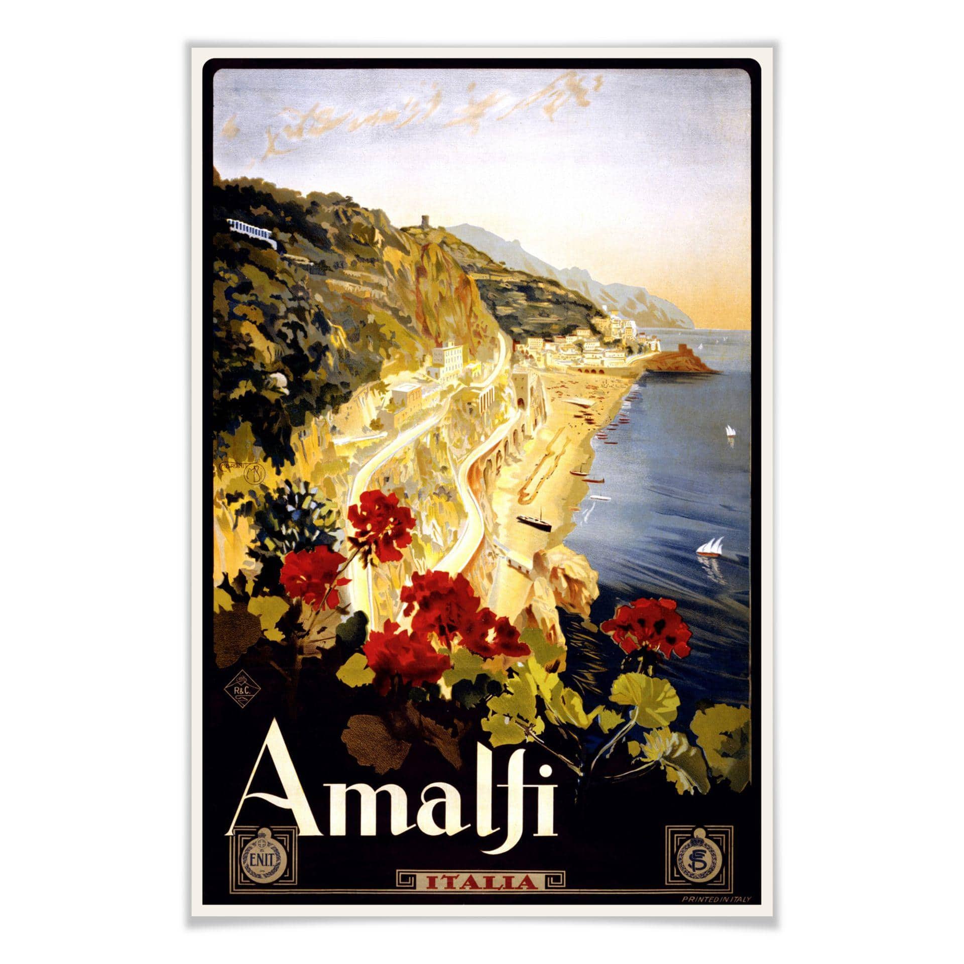 Poster - Vintage Travel - Amalfi