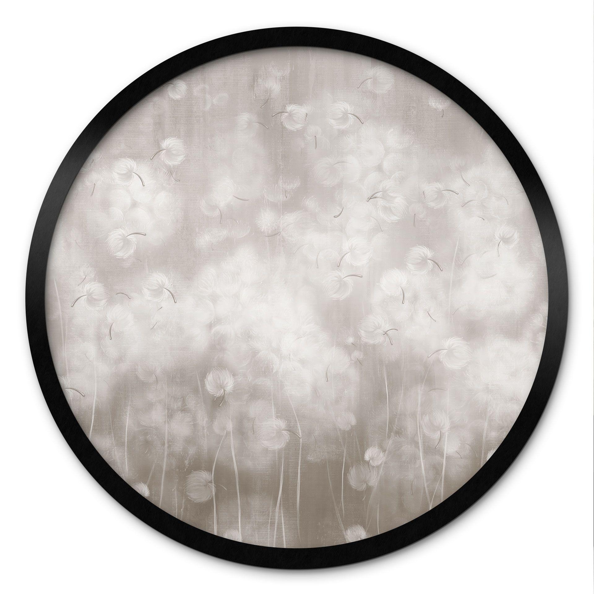 Poster Dandelion Dream in Beige - Ms Tiff - Rond