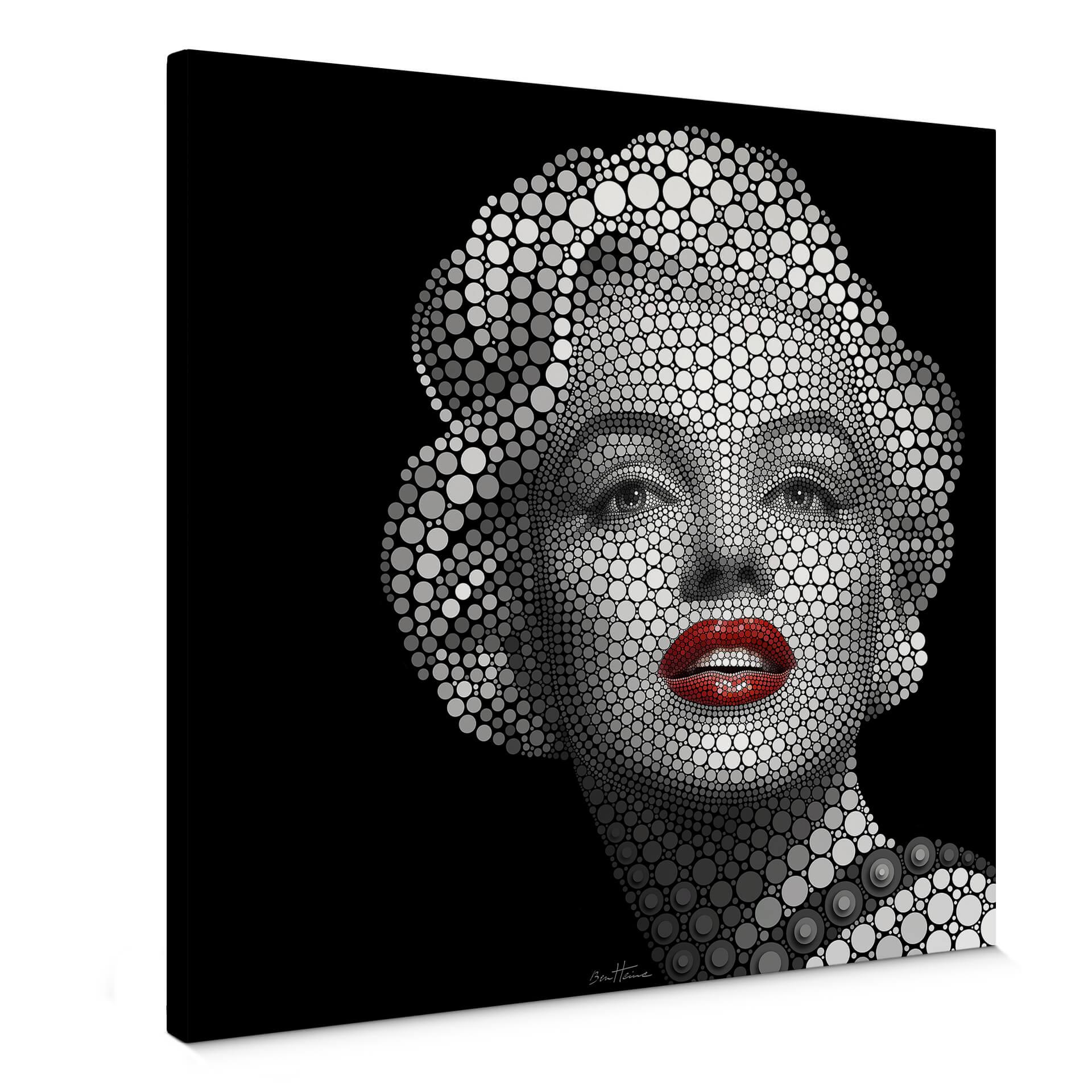 Lienzo Ben Heine - Circlismo: Marilyn Monroe