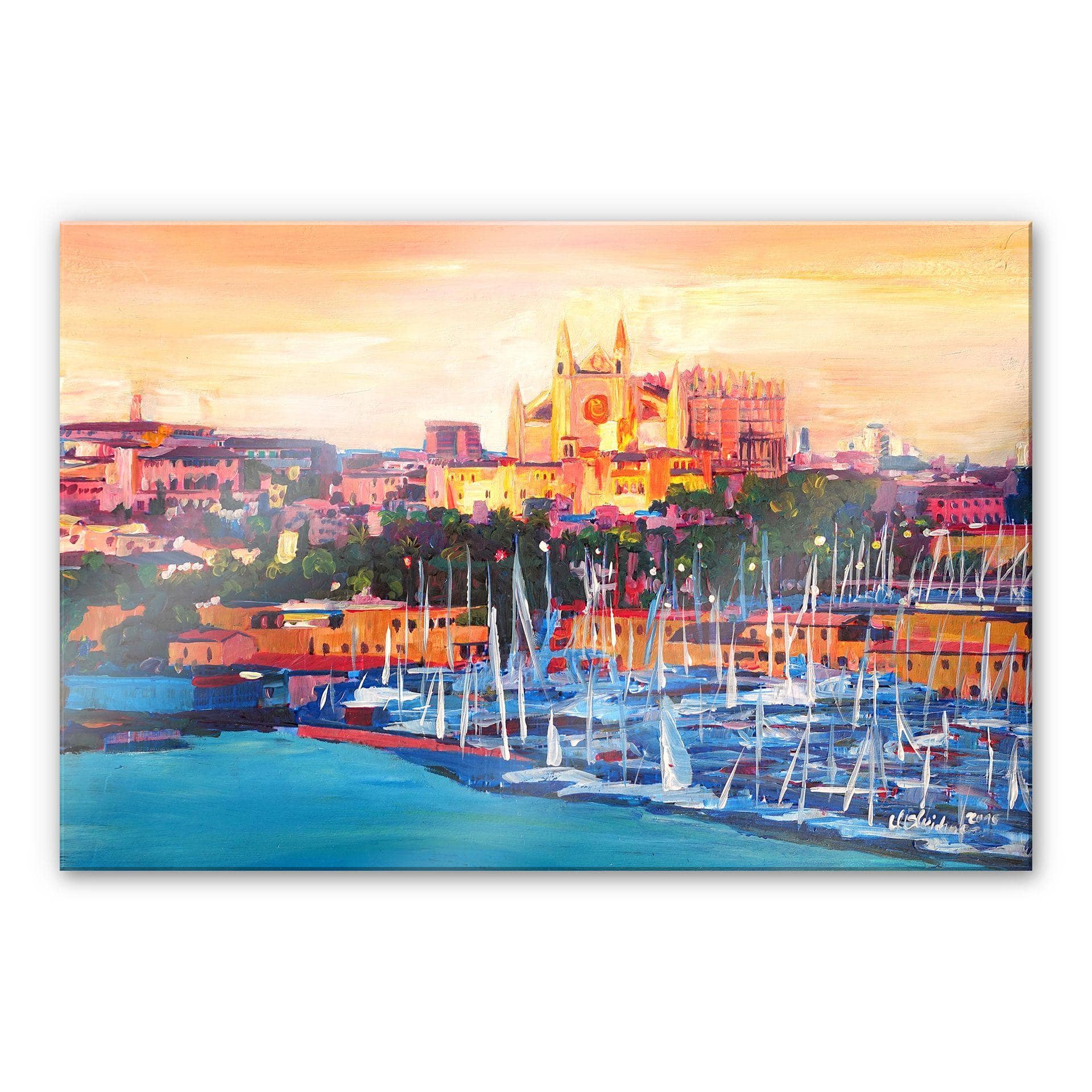 Tableau en verre acrylique - Bleichner - Cathédrale de Palma de Mallorca