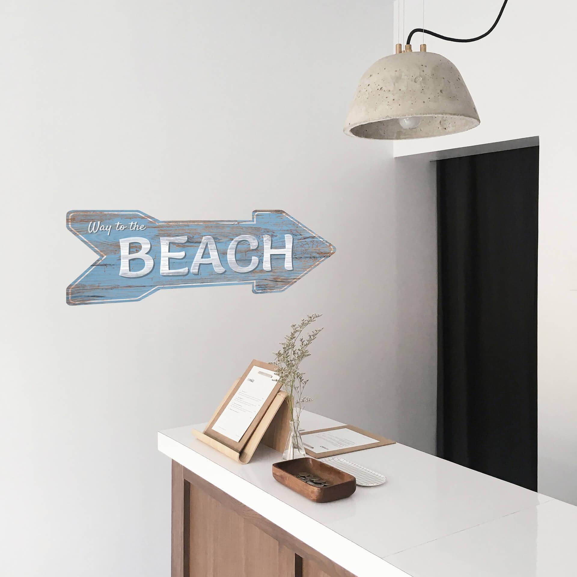 Sticker mural - A la plage !