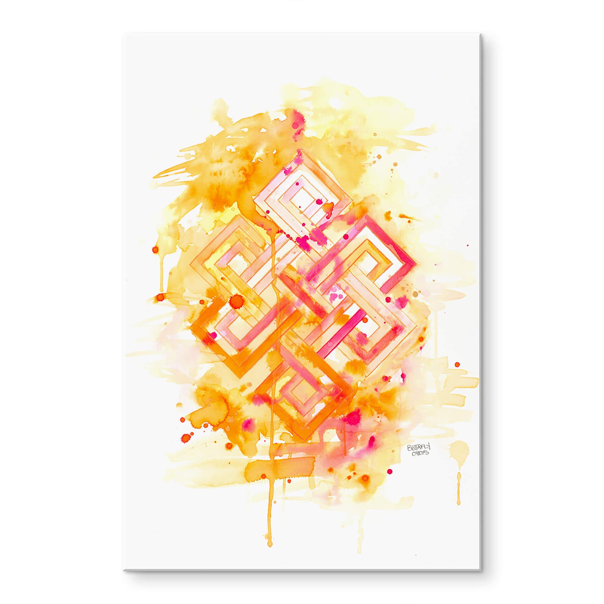 Tableau en verre acrylique - Buttafly - Karma