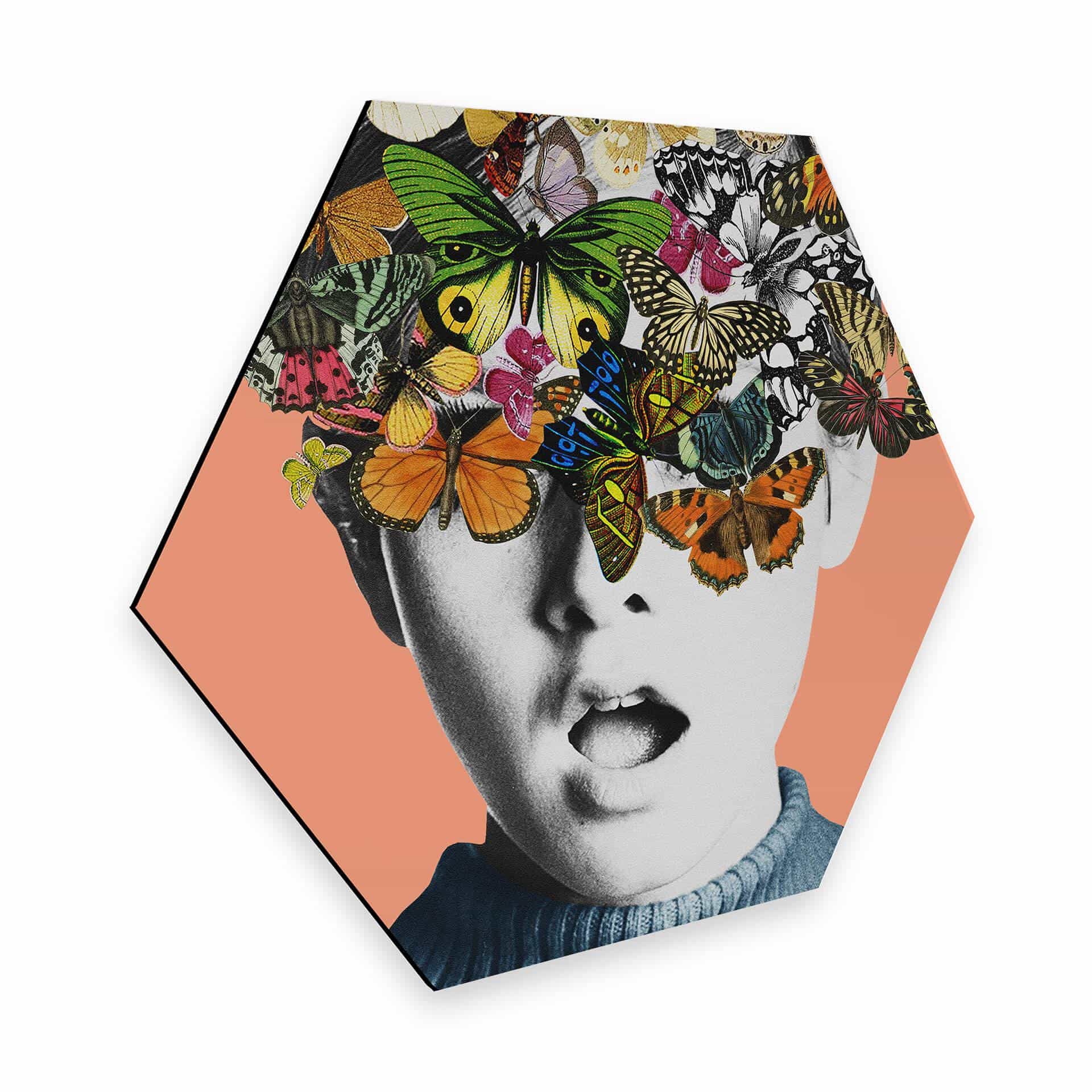 Hexagone - Alu-Dibond Frida Floral Studio - Twiggy Surprise