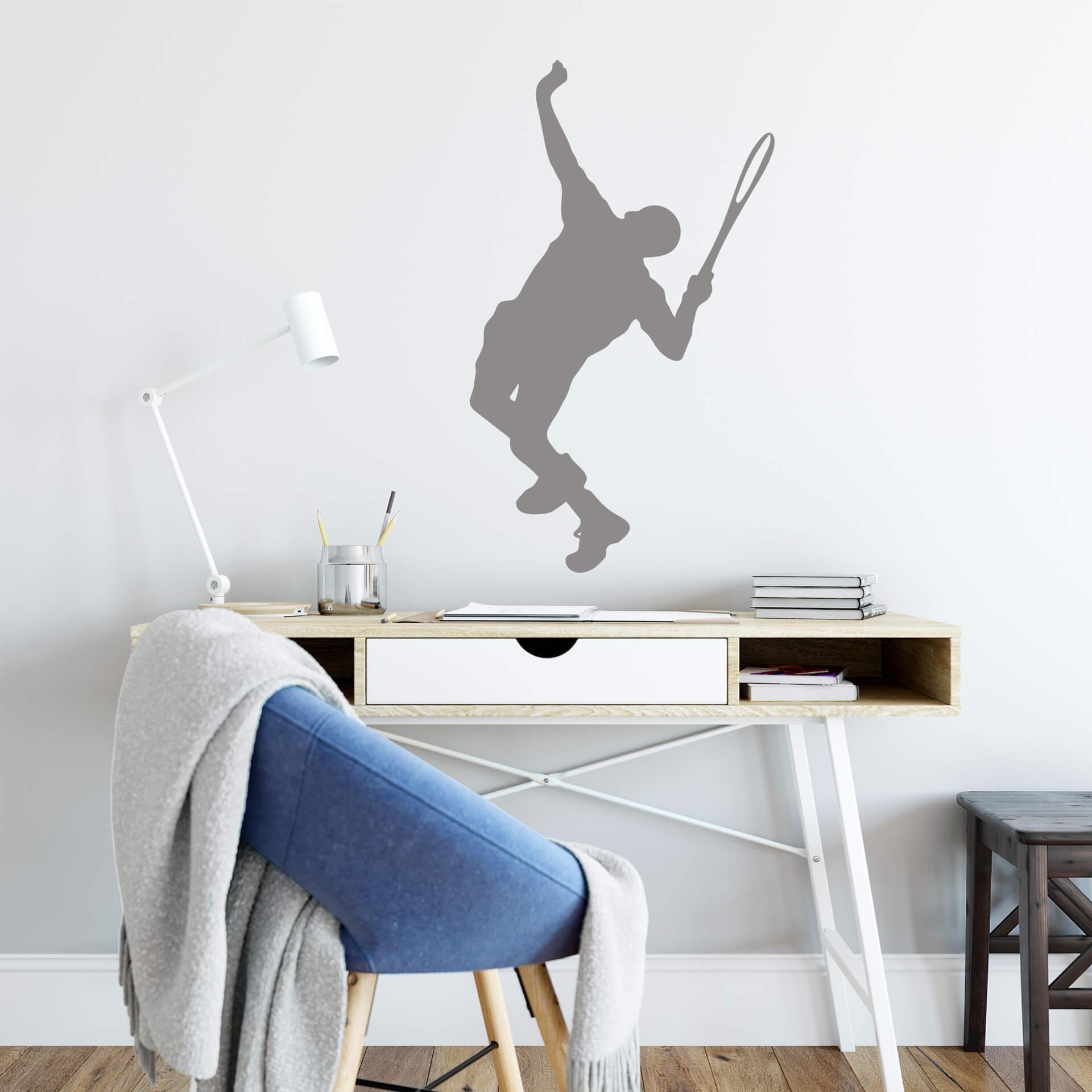 Muursticker Tennisspeler 03