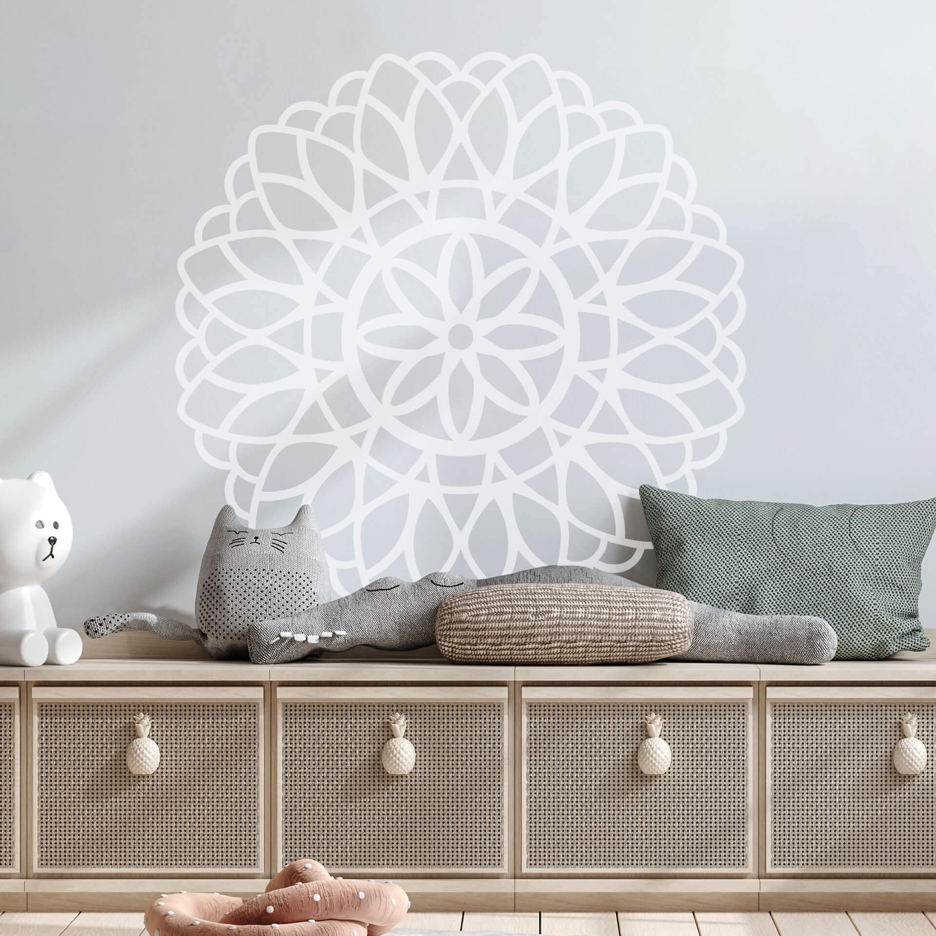 Sticker mural fleur de vie