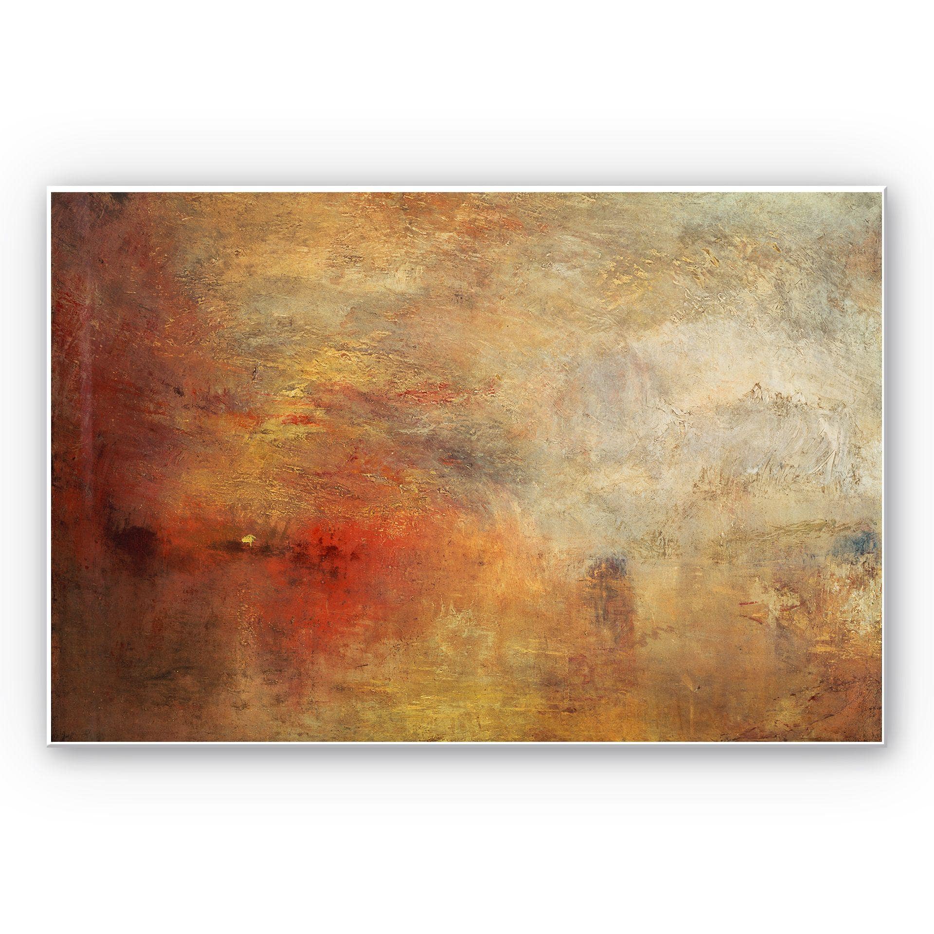 Tableau Forex - Turner - Coucher de Soleil sur un Lac