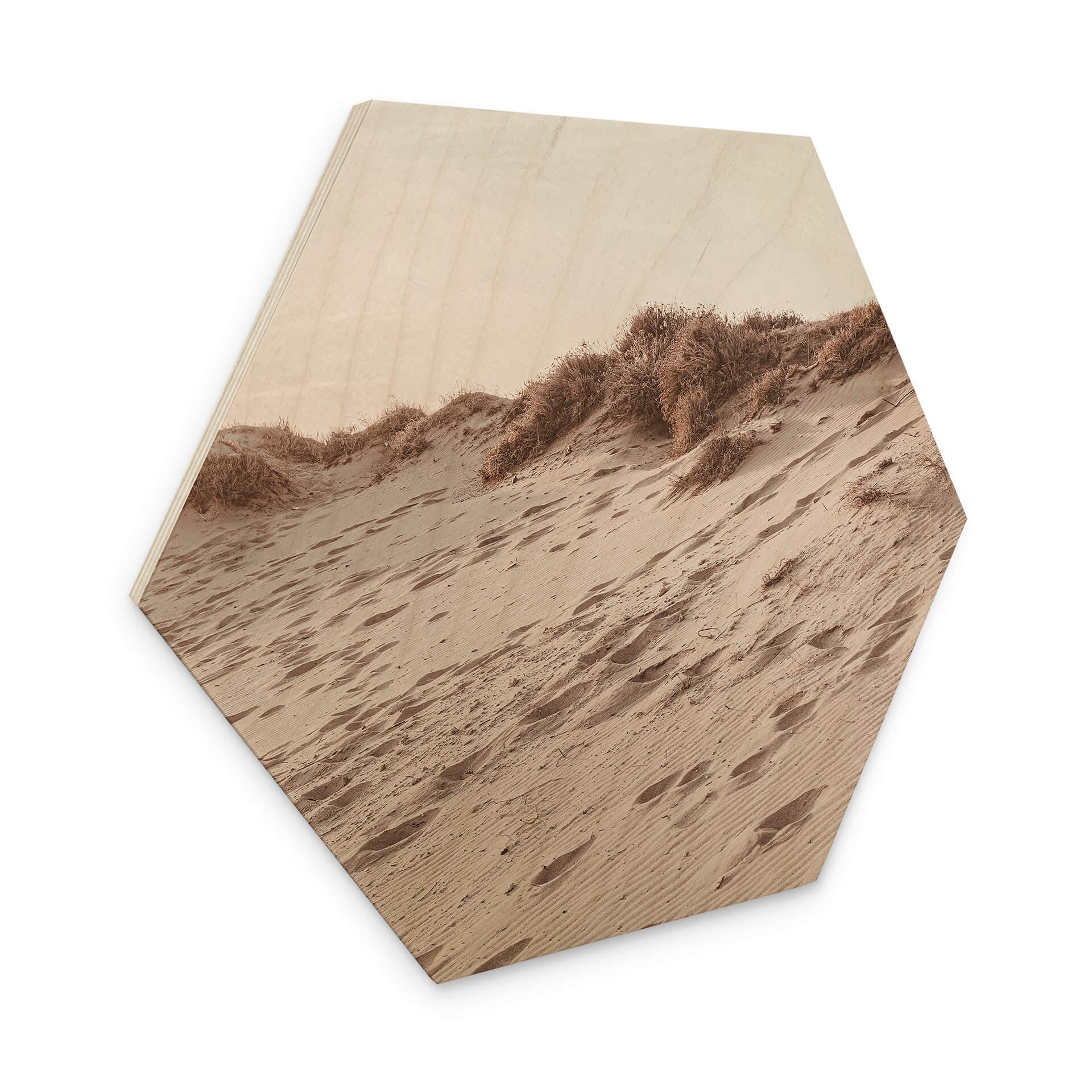 Hexagone - Bois 1X Studio - plage de sable