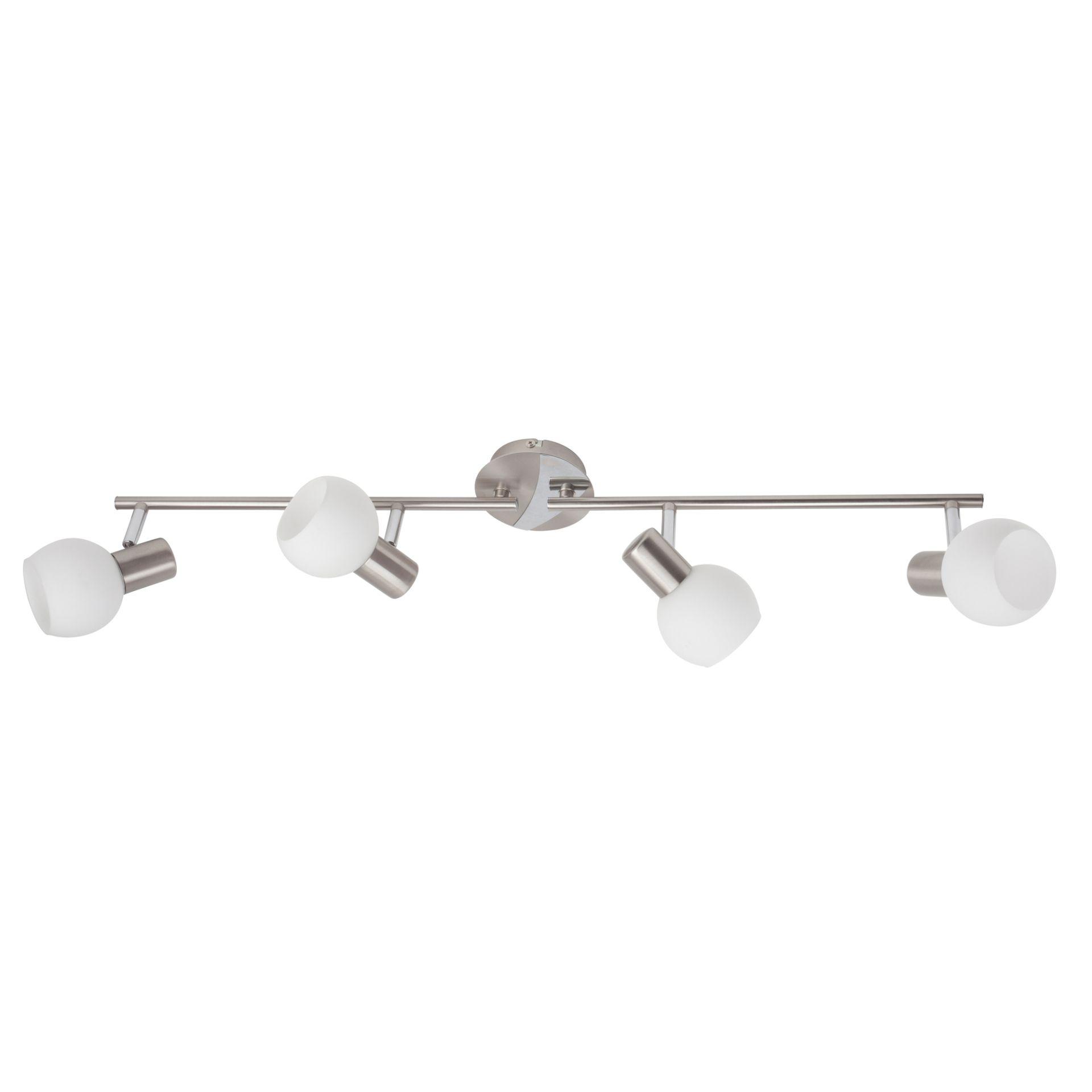 Spotrohr Piet, metallic, 78 x 16 cm, Glas Strahler