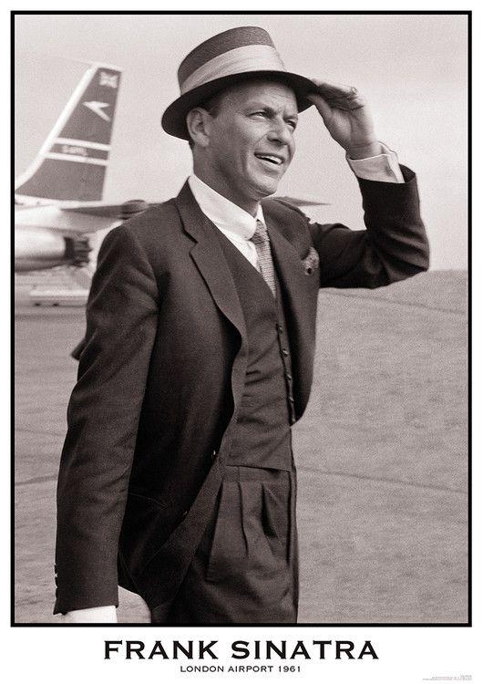 Plakat Frank Sinatra - London Airport 1961, Plakat (59,4 x 84 cm)