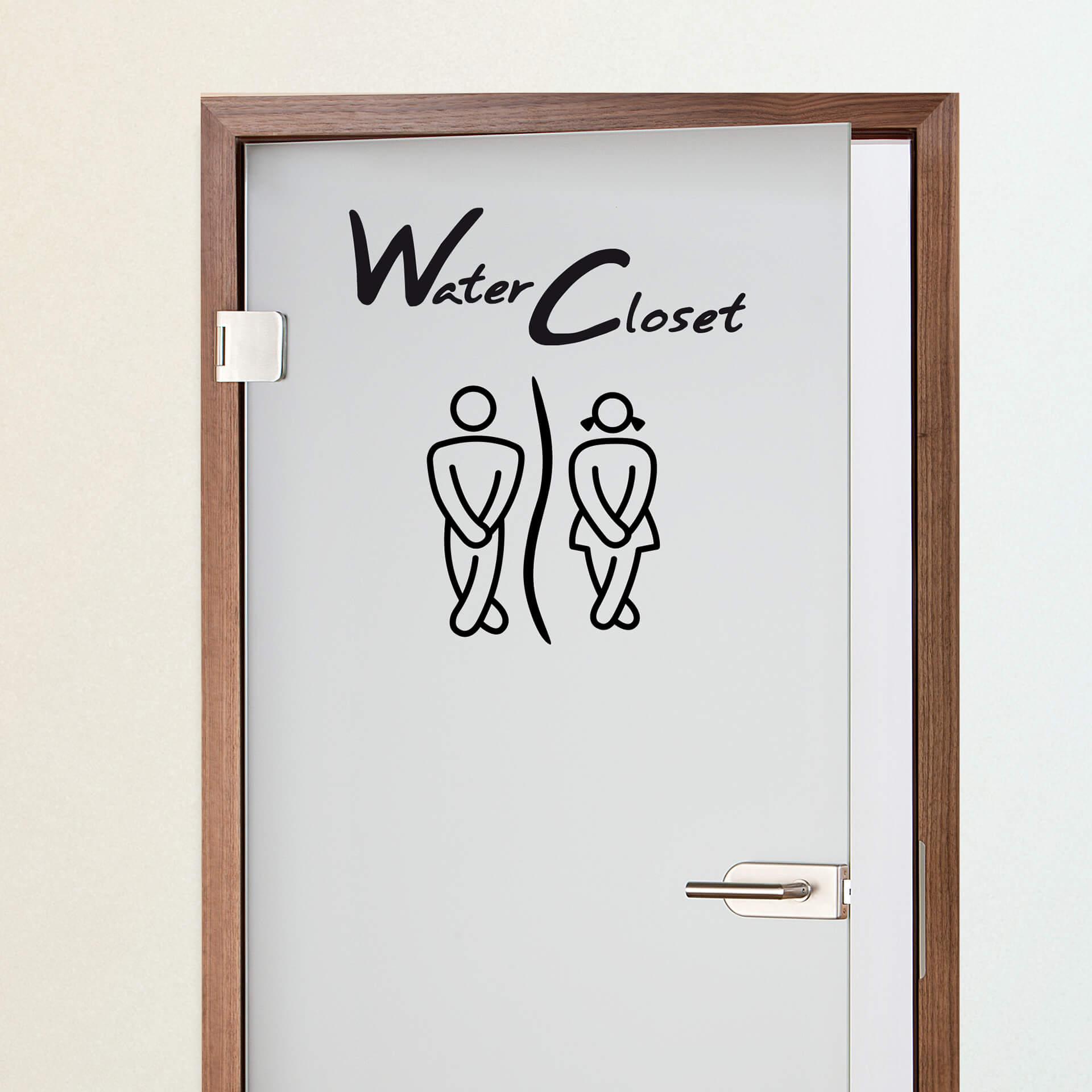 Sticker mural - Water Closet
