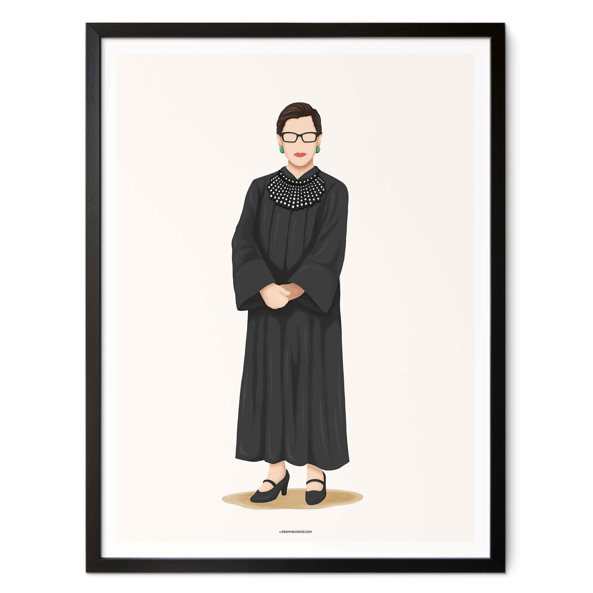 Póster Tohmé - Ruth Bader Ginsburg