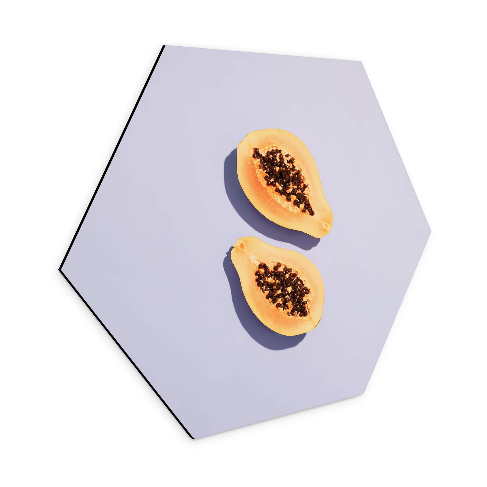 Hexagone - alu-Dibond 1X Studio - Papaye