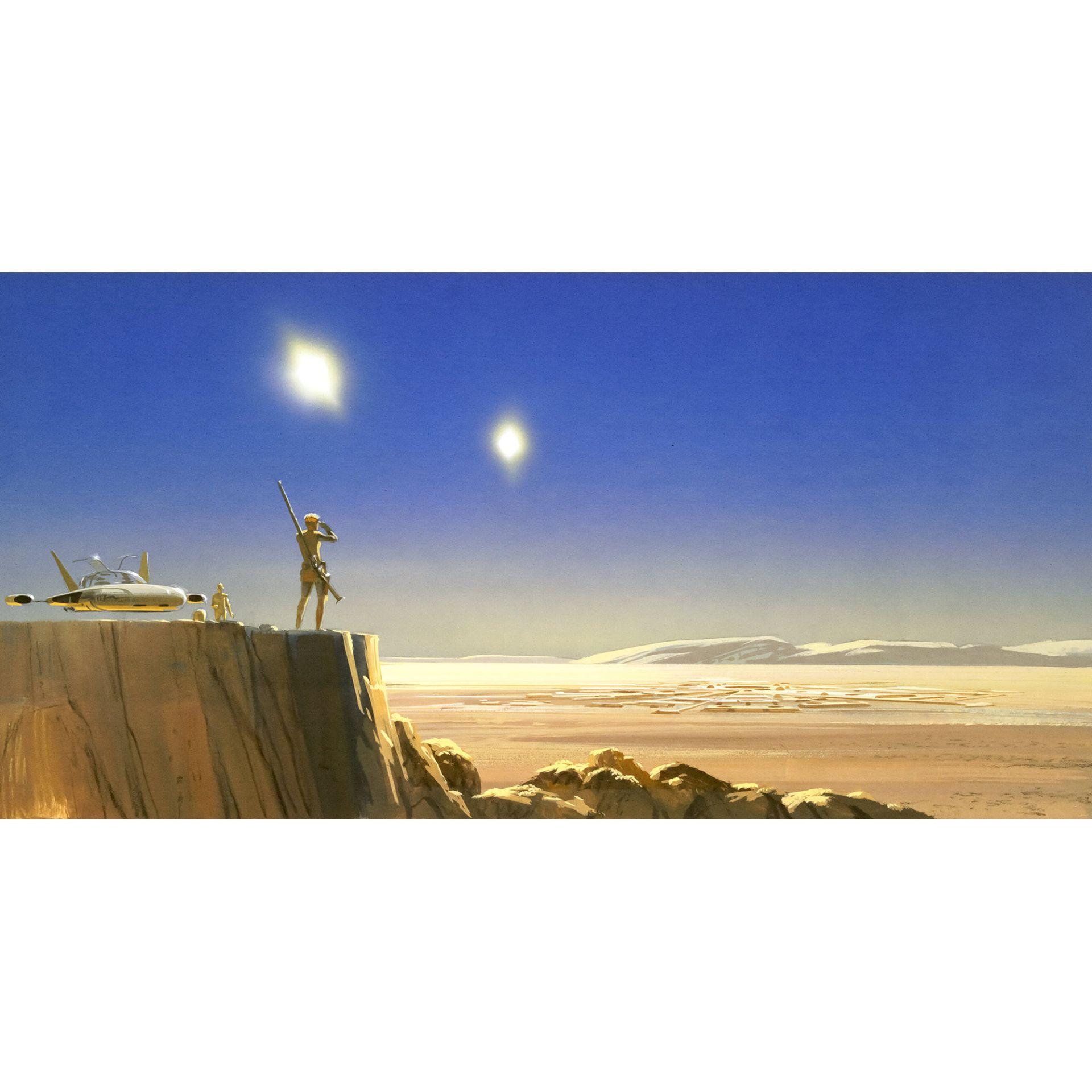 Vlies Fototapete - Star Wars Classic RMQ Mos Eisley Edge - 500 x 250 cm