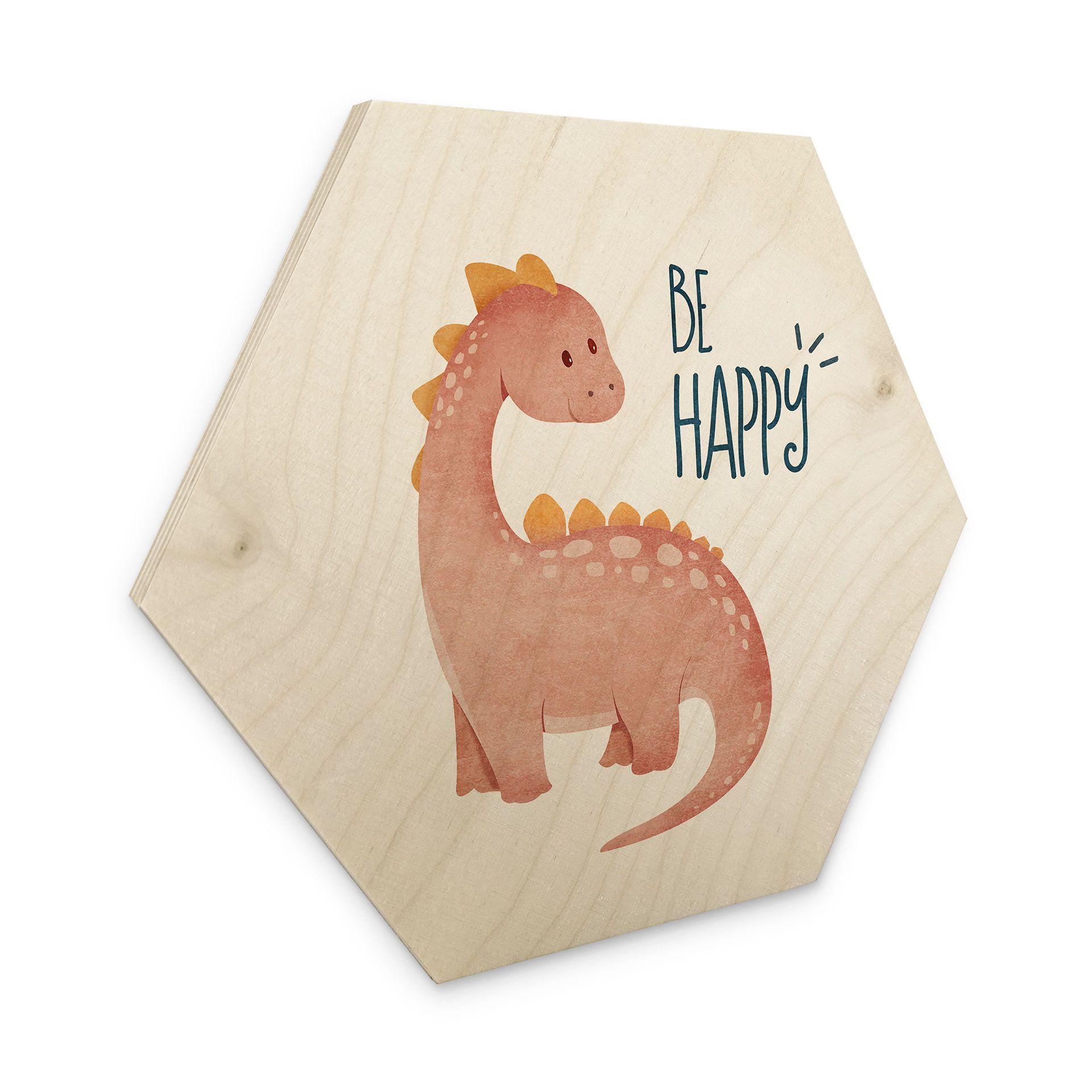 Sekskantet træ Dino Be Happy - Brachiosaurus - Tunaboylu