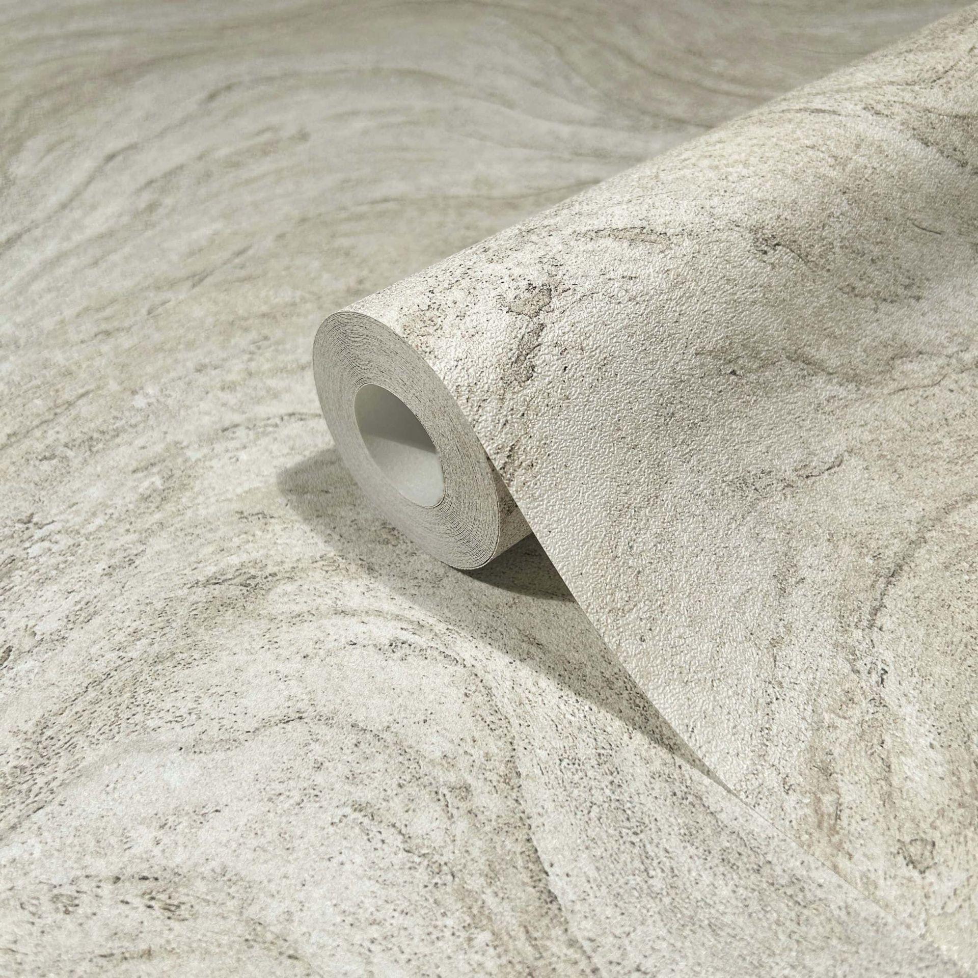 non-woven marmor tapet med steneffekt grå, beige marmor look