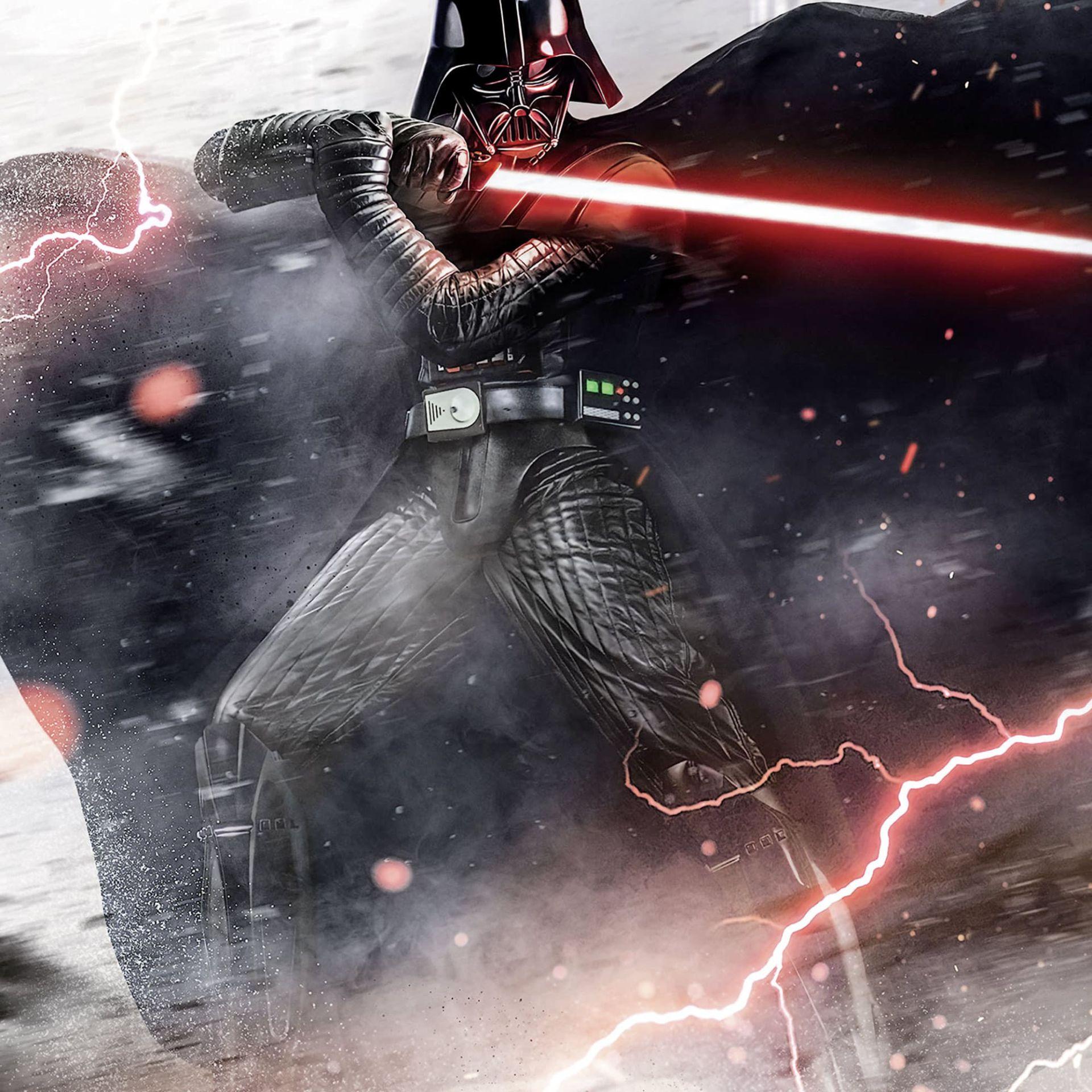 Vlies Fototapete - Star Wars Vader Dark Forces - 200 x 280 cm