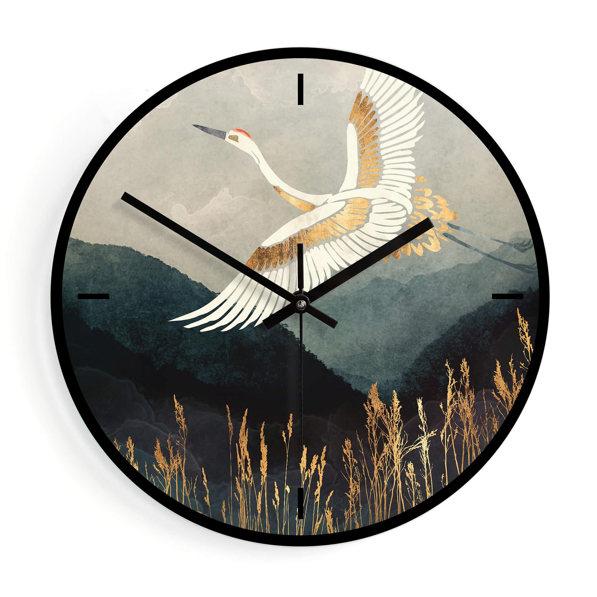 Wanduhr aus Glas - SpaceFrog Designs - Eleganz - Ø 30 cm