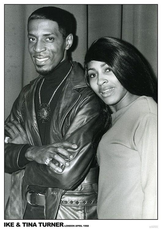 Plakat Ike and Tina Turner - London April 1968, Plakat (59,4 x 84,1 cm)