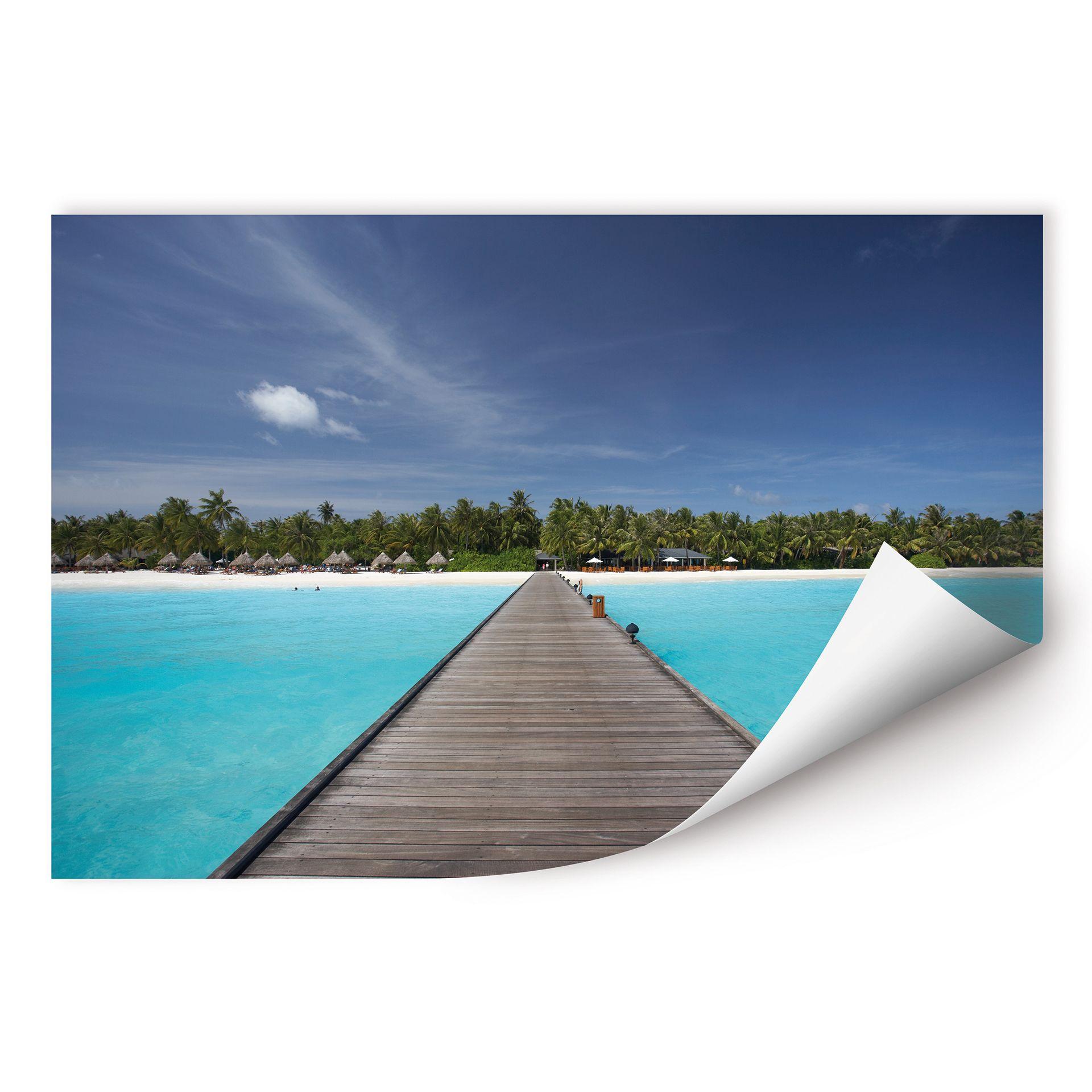 Poster autocollant - W - Caraïbes