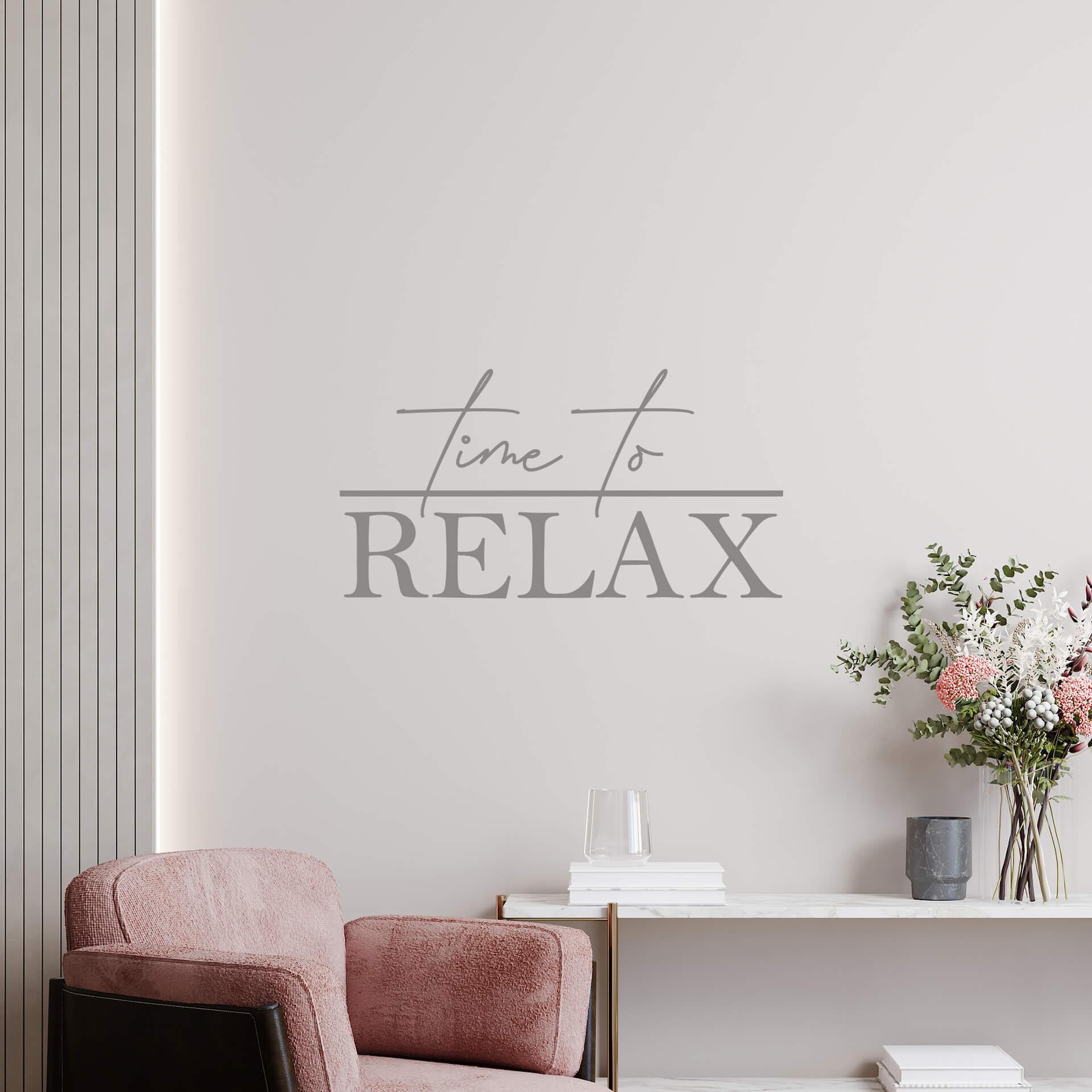 Wallsticker Time to relax