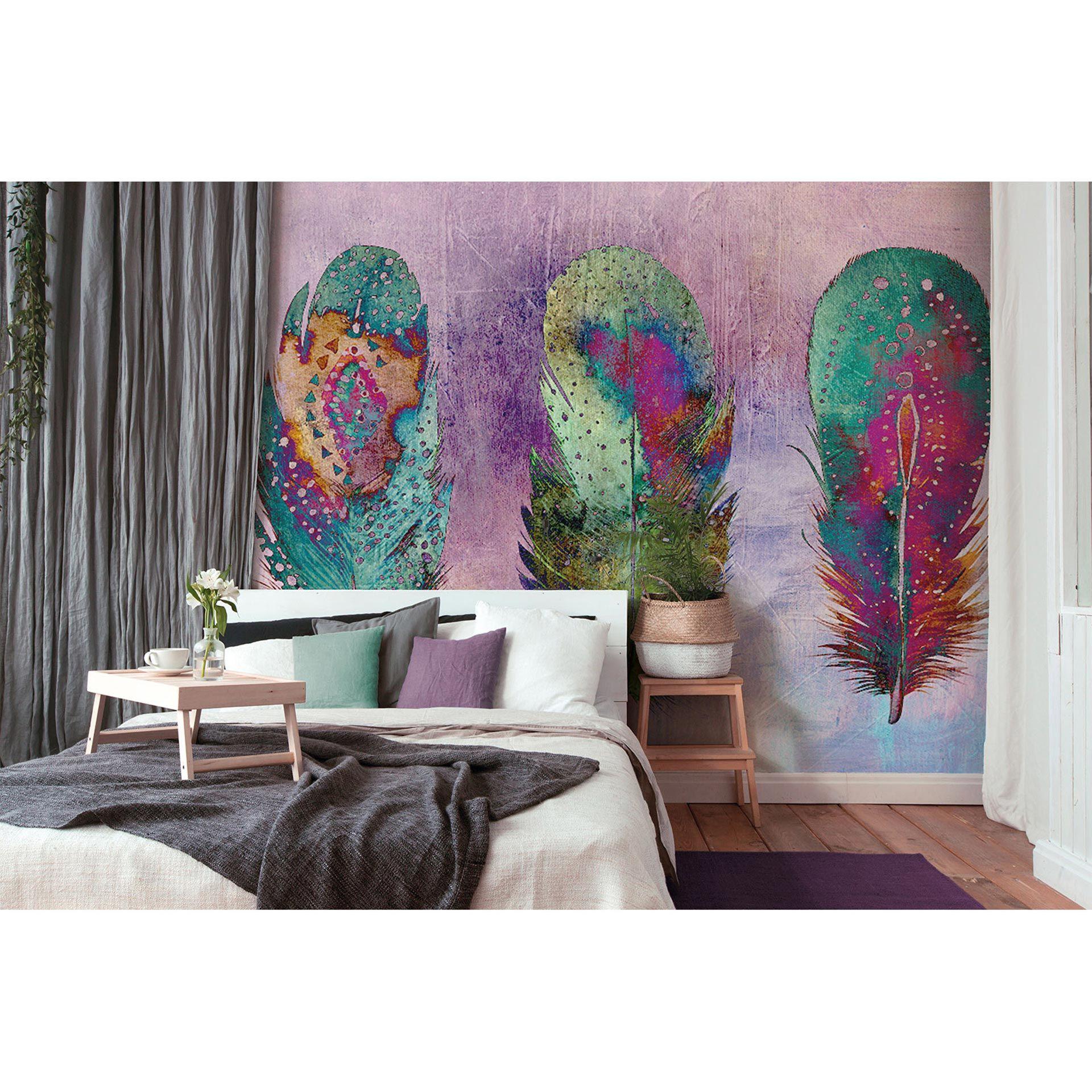 Architects Paper Papier peint photo Atelier 47 Motley Feather avec plumes