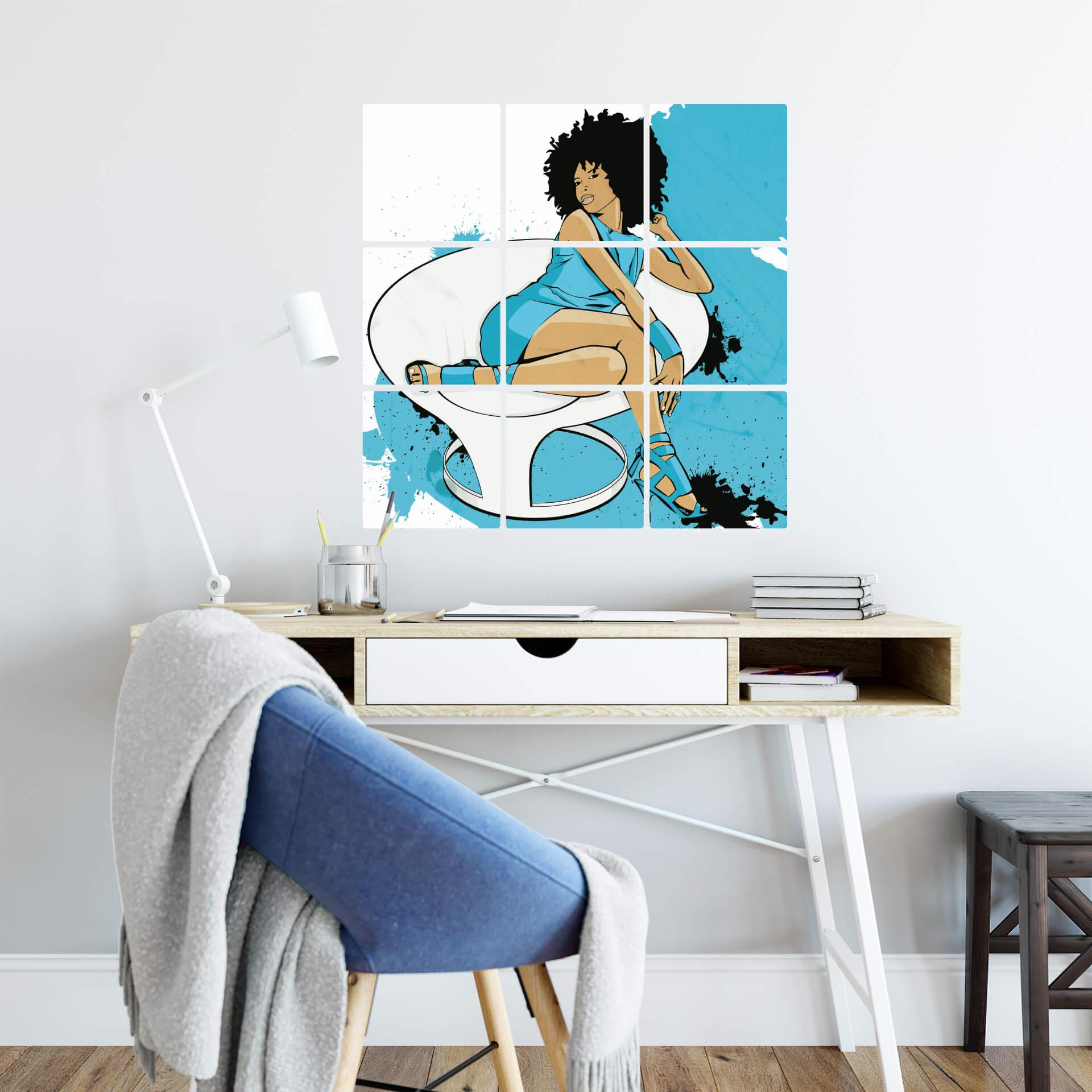 Wallsticker - Kvindelig Skønhed