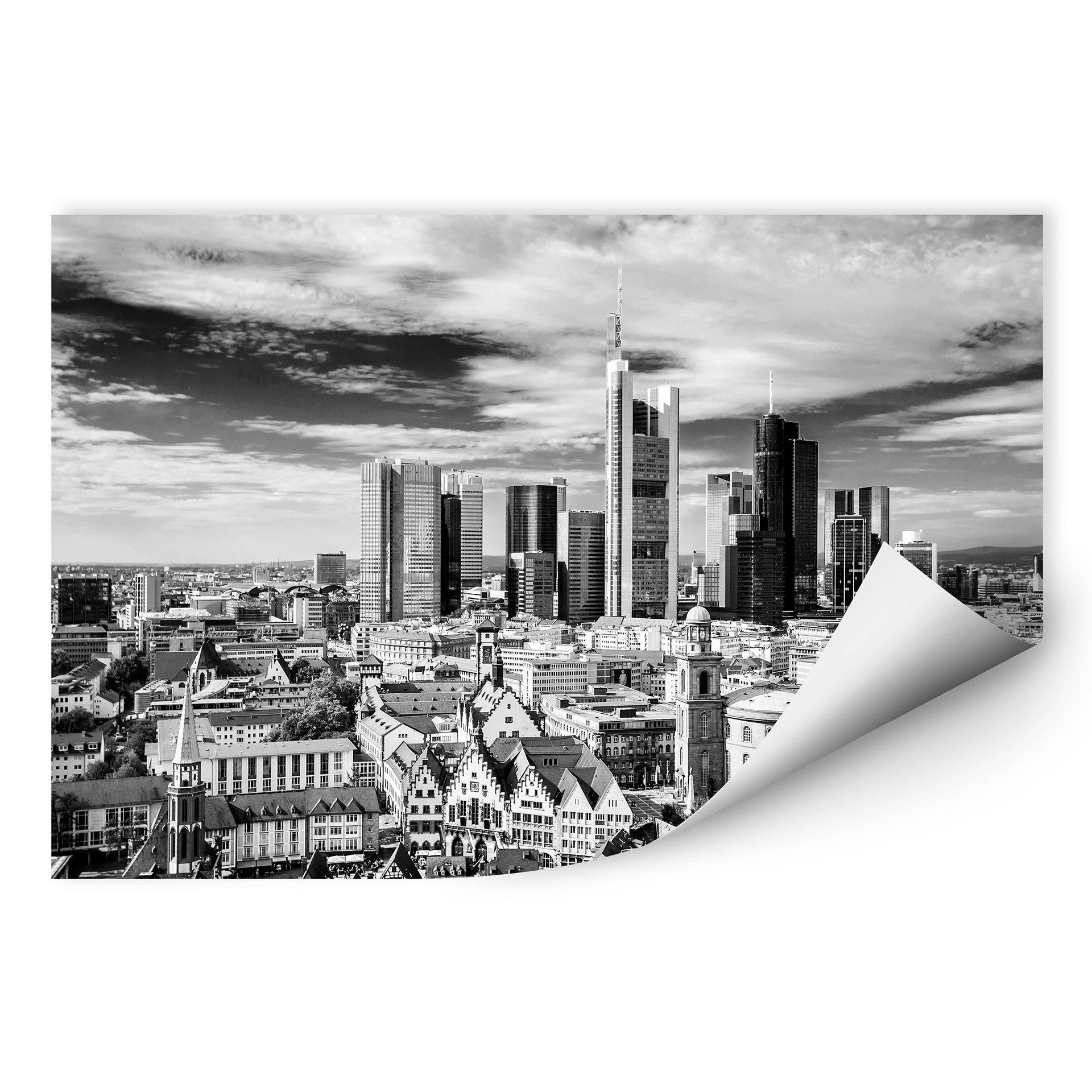 Zelfklevende Poster - Frankfurt Skyline