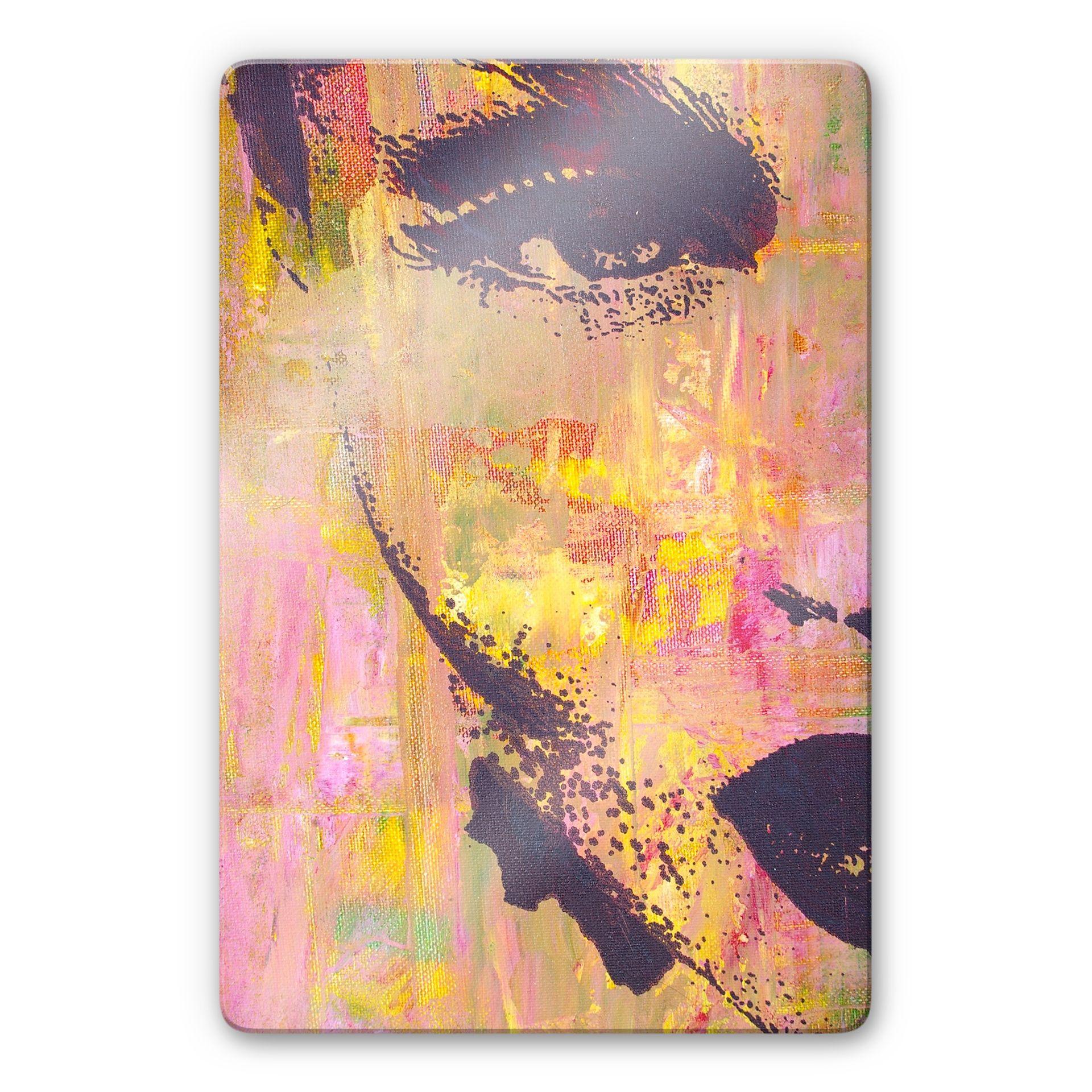 Tableau en verre - Portrait Pop art